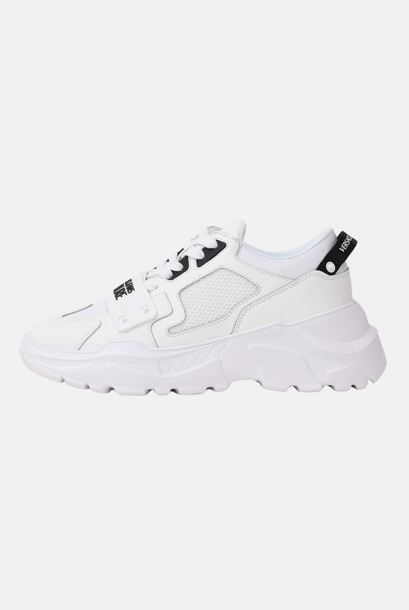VERSACE JEANS COUTURE Sneakers bianche da uomo con logo 80YA3SC4ZSE20 003 VERSACE JEANS COUTURE