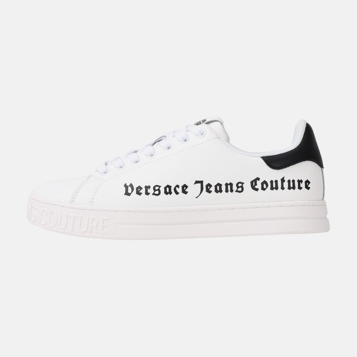 VERSACE JEANS COUTURE Herren-Sneaker in Schwarz und Weiß mit Logo – Pavidas