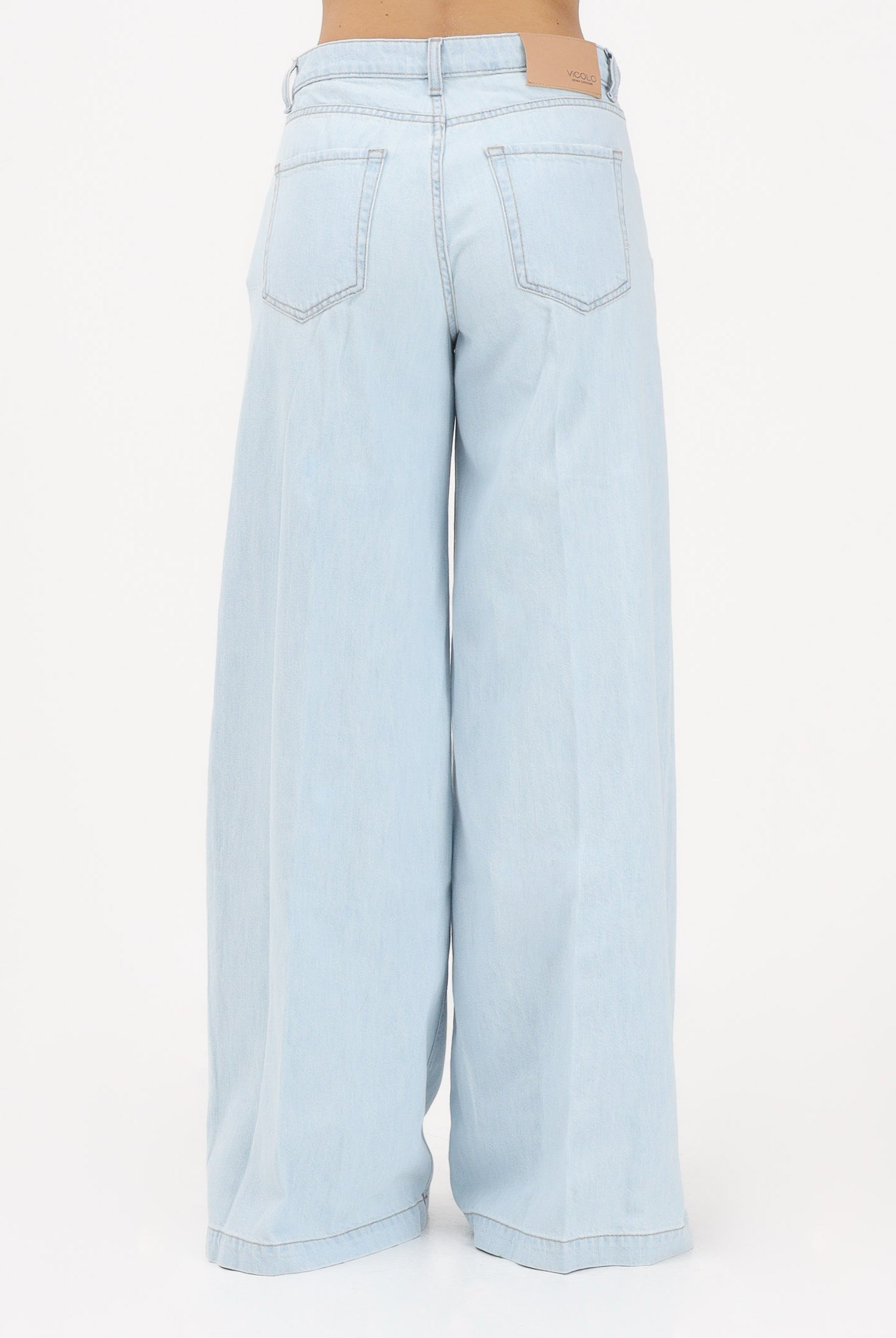 VICOLO Jeans Madison in denim chiaro da donna DAB5023 DE CH VICOLO