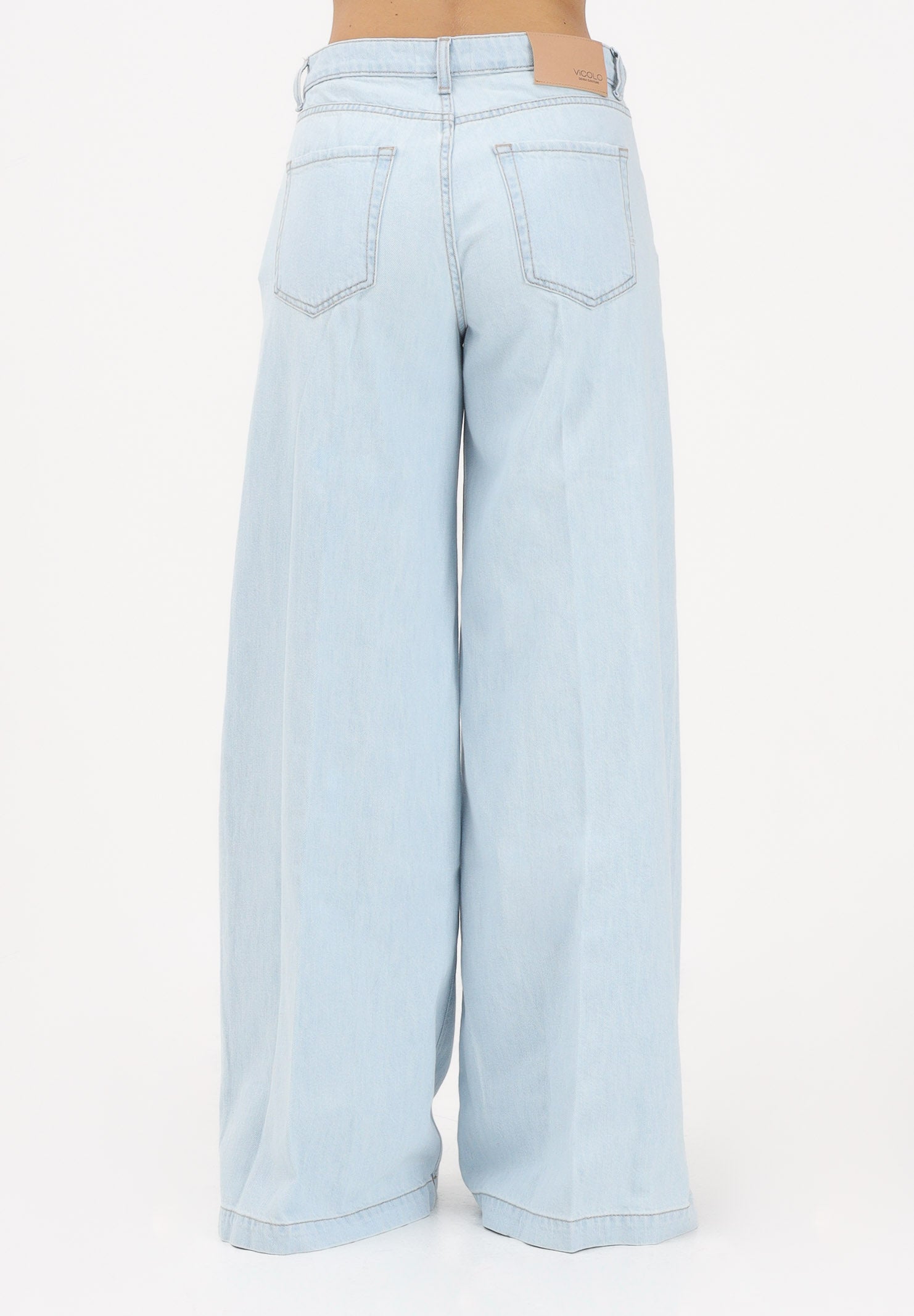 VICOLO Jeans Madison in denim chiaro da donna DAB5023 DE CH VICOLO