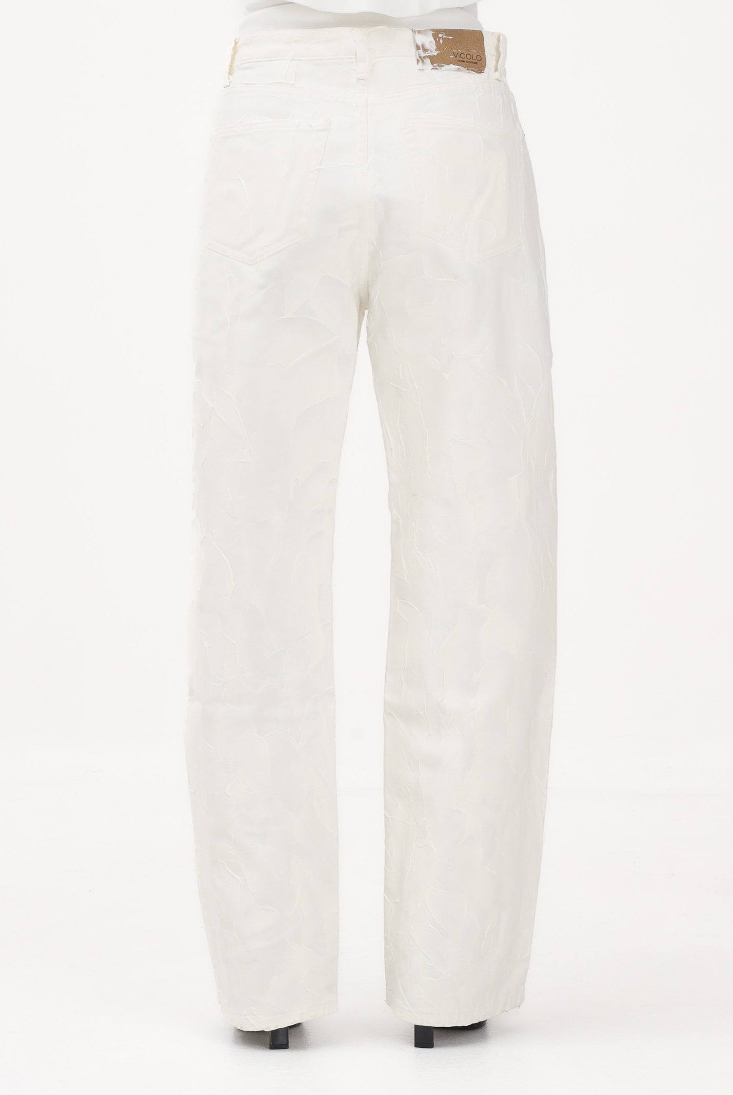 VICOLO Jeans Icon Alex bianco da donna DAB5101 DEBI VICOLO