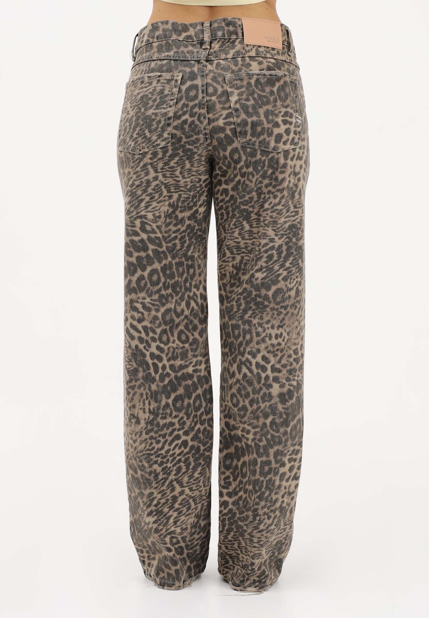 VICOLO Jeans Melody maculato da donna DAB5105 ABFMORO VICOLO