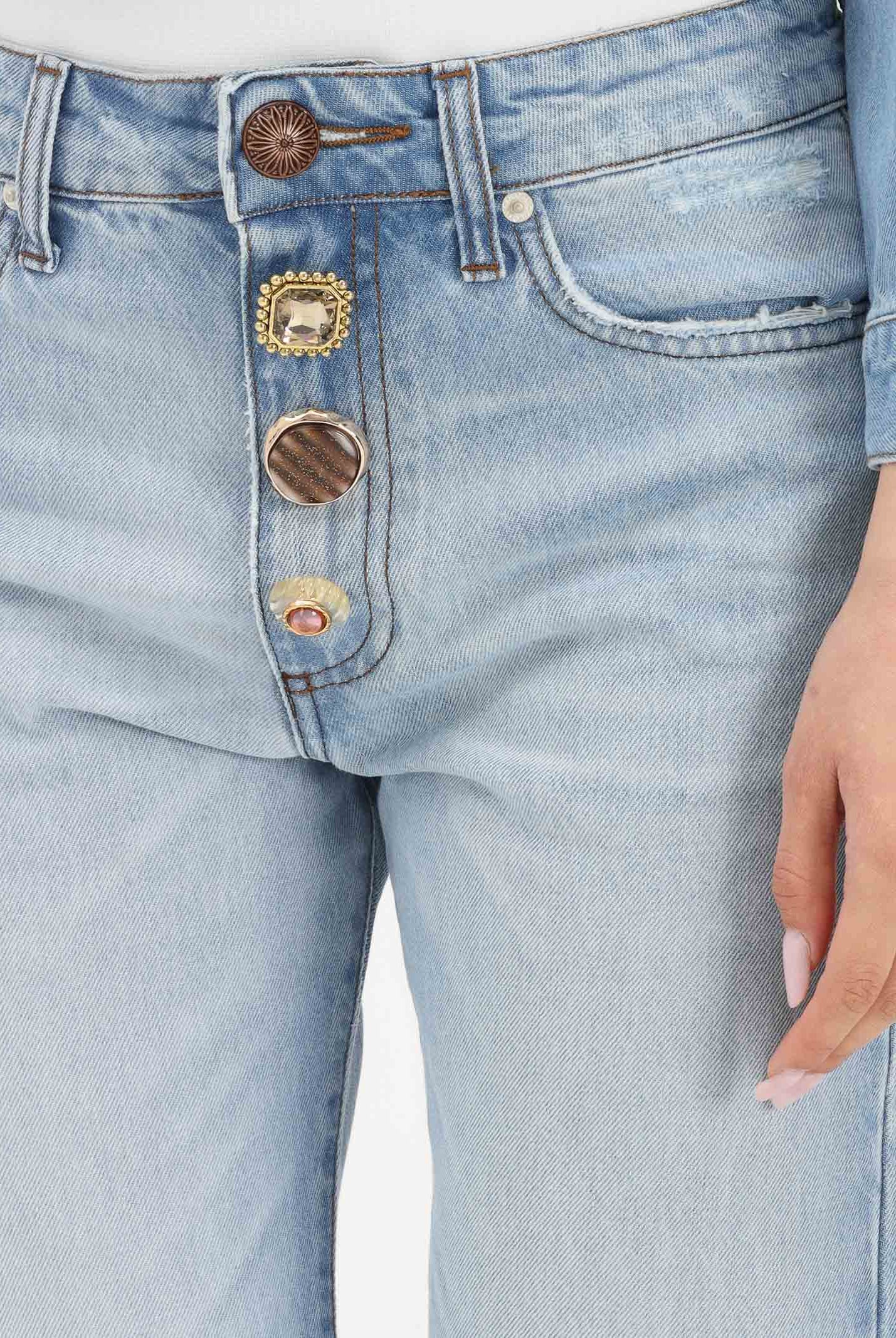 VICOLO Jeans Zoe in denim chiaro da donna DAB5106 DECH VICOLO