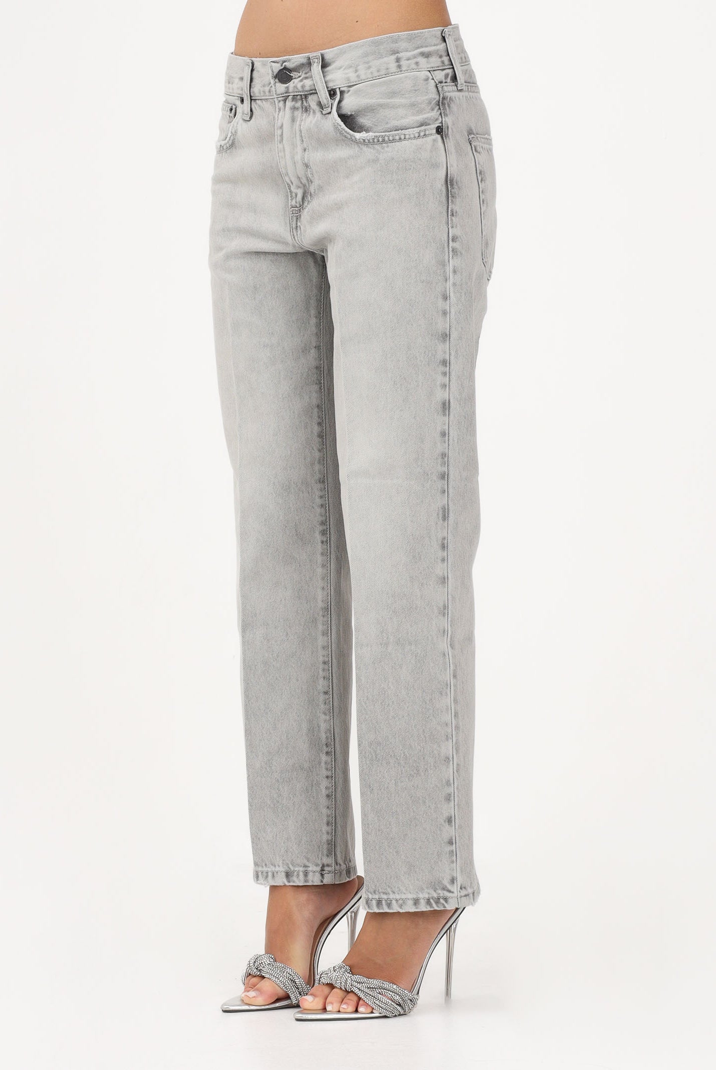 VICOLO Jeans ZEKE in denim grigio da donna DAB5122 DEGR VICOLO