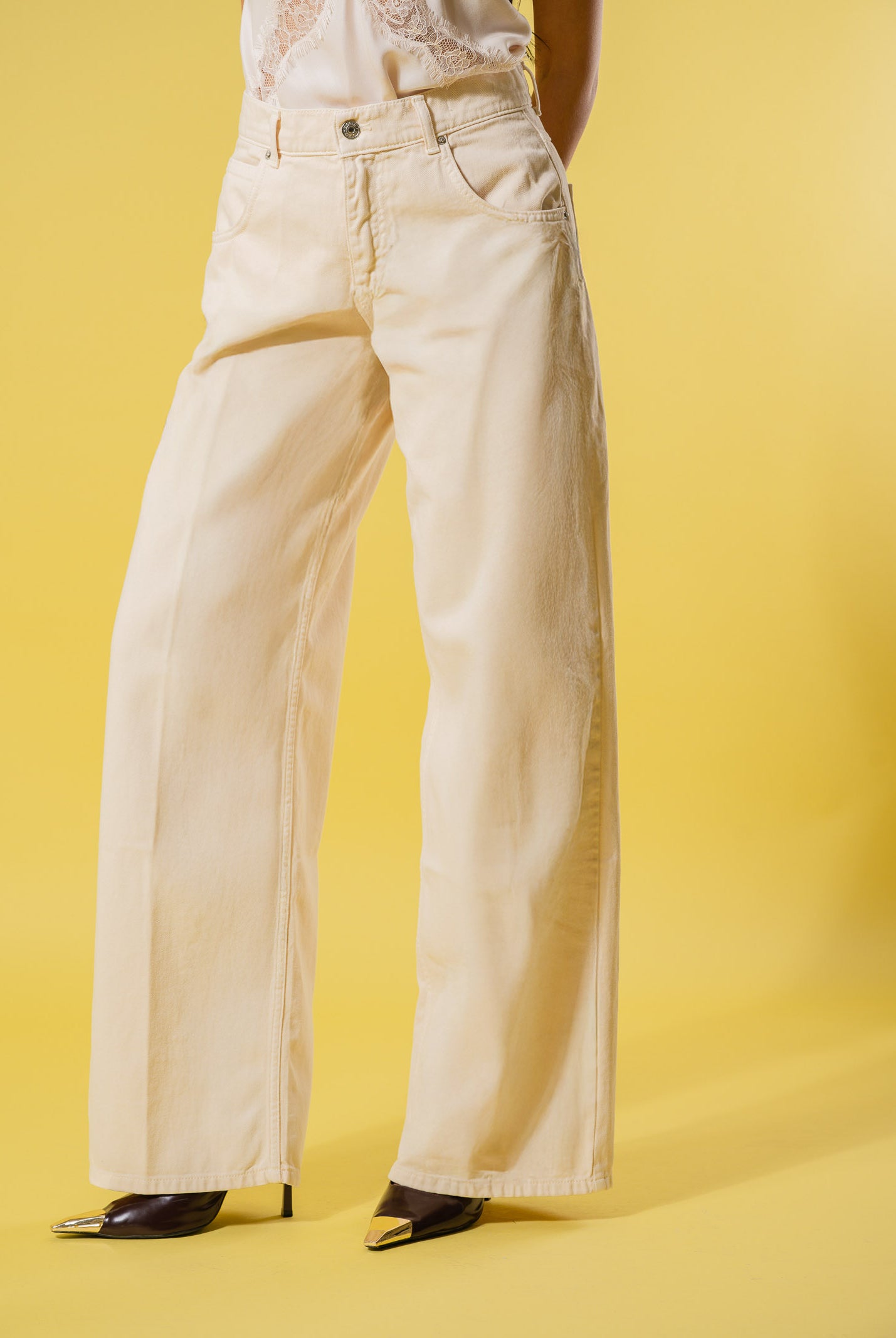 VICOLO Jeans Mia vaniglia da donna DAB5148 ABU05 VICOLO