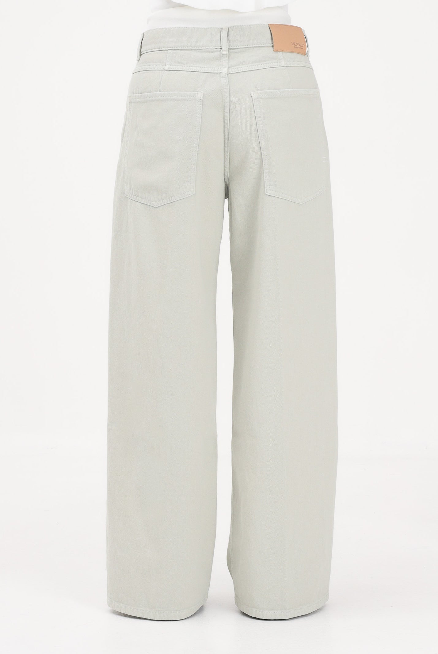 VICOLO Jeans Mia verde salvia chiaro da donna DAB5148 ABU70 VICOLO
