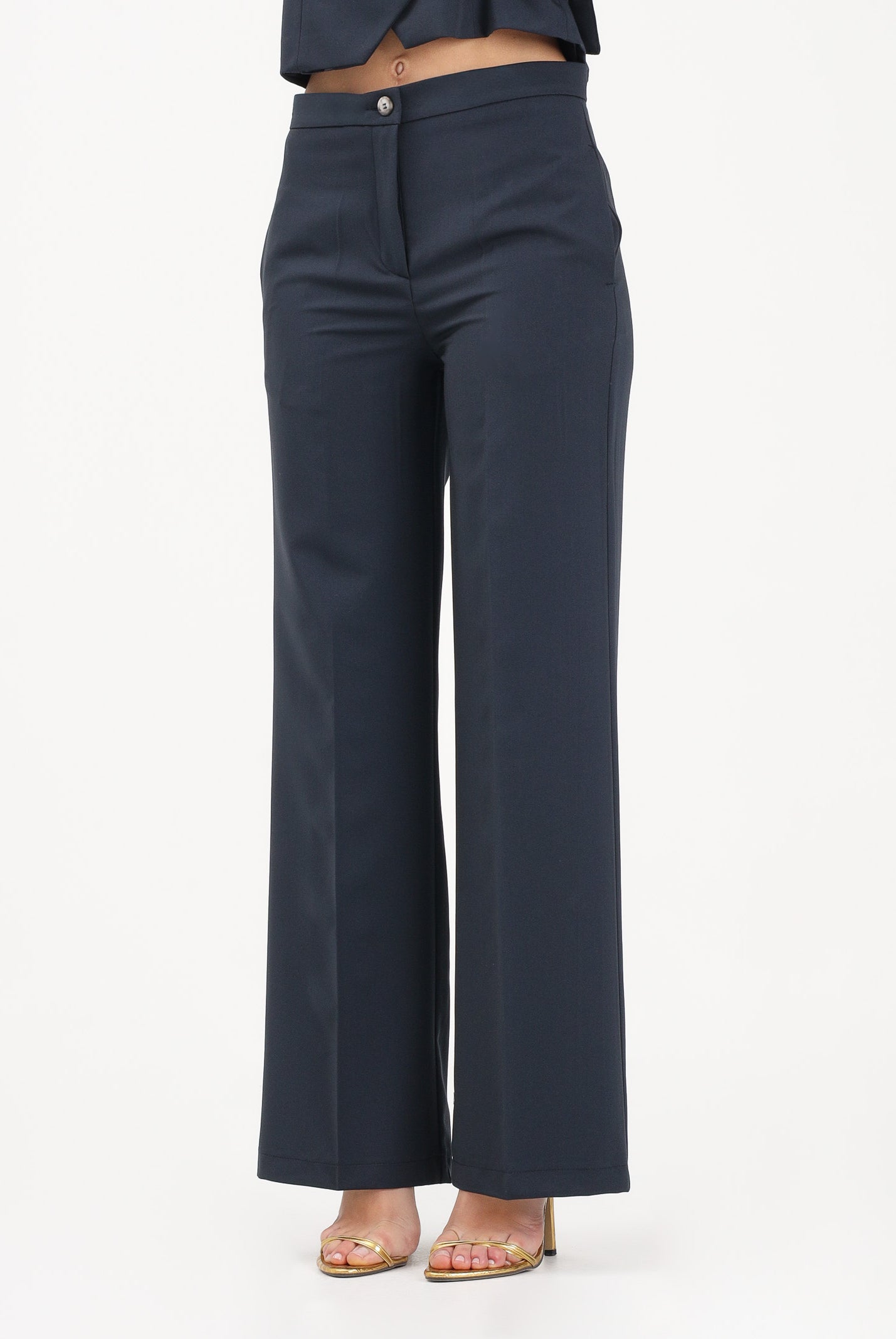 VICOLO Pantalone elegante blu da donna TAB0025 BL VICOLO