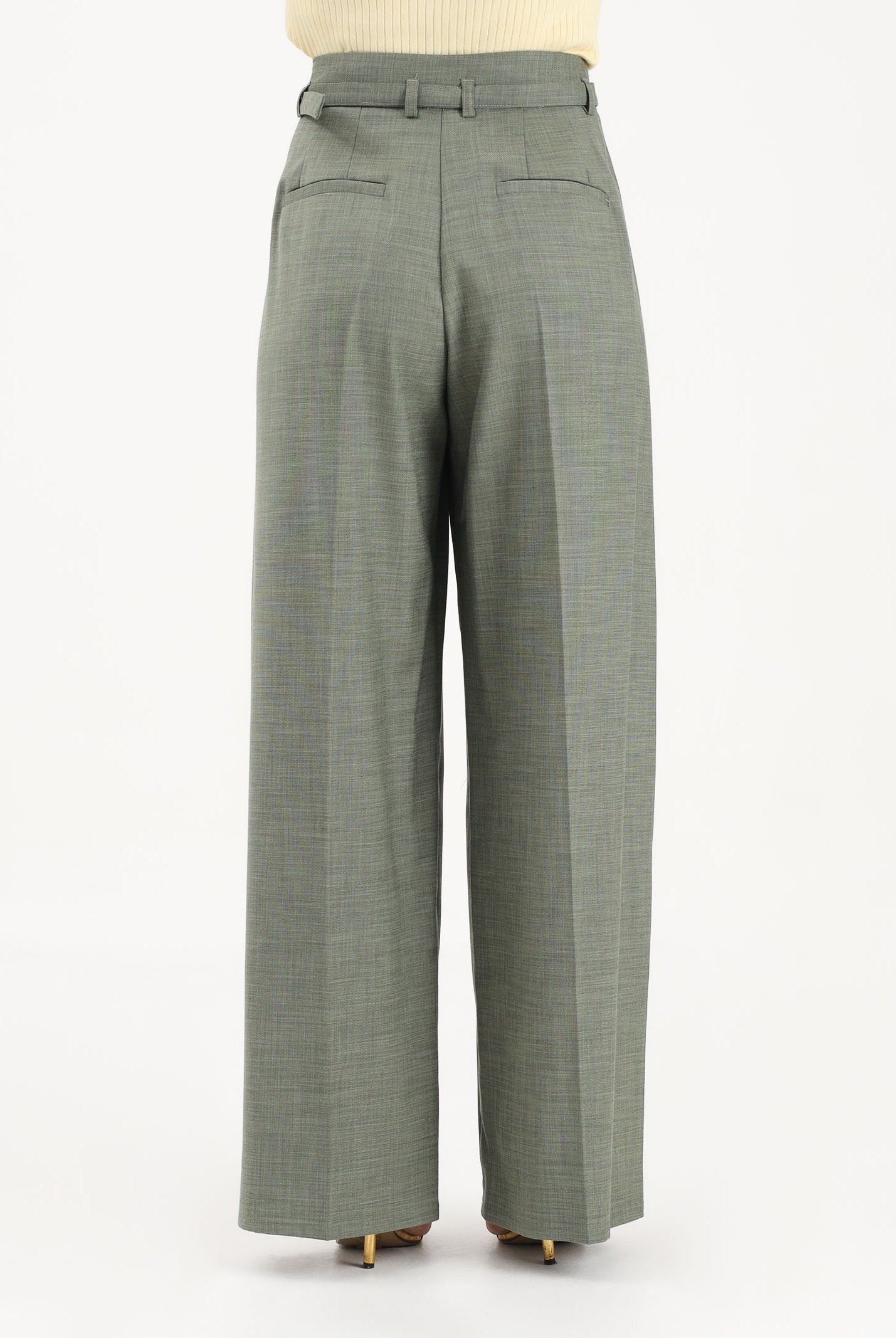VICOLO Pantalone elegante verde salvia da donna TAB0092 ABU17 VICOLO