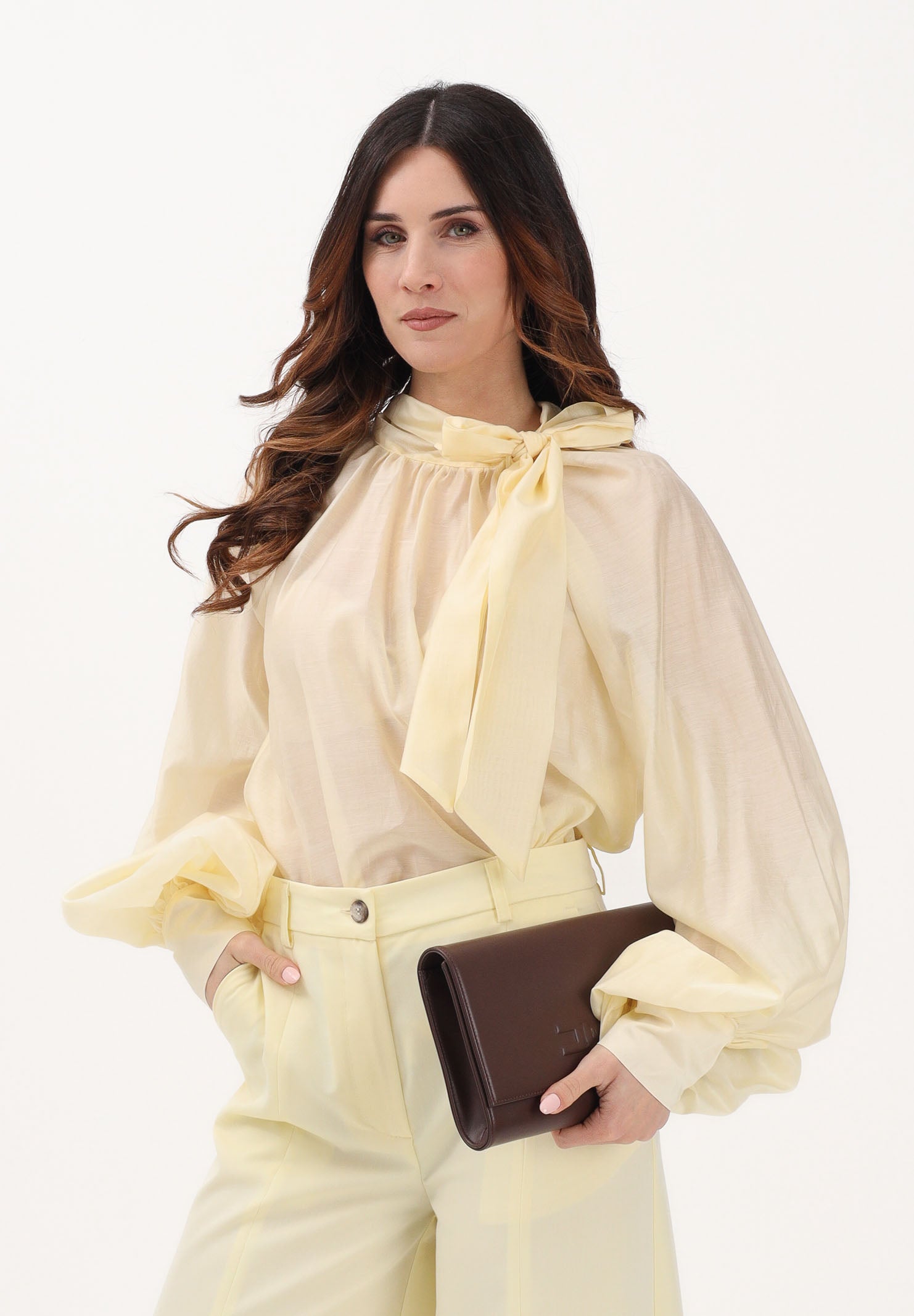 VICOLO Blusa gialla da donna TAB0210 ABU202 VICOLO