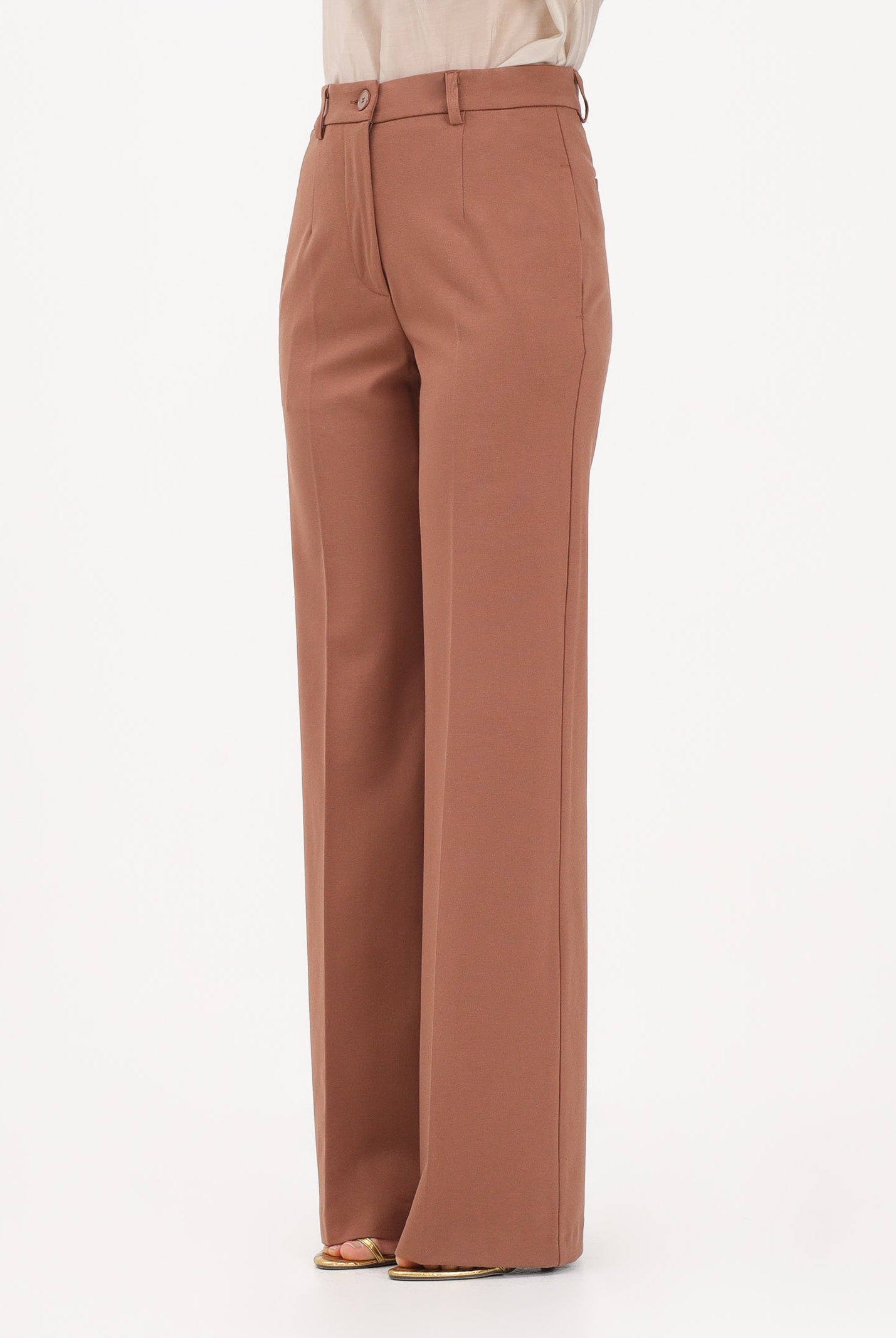 VICOLO Pantalone elegante cuoio da donna TAB0233 ABU67 VICOLO