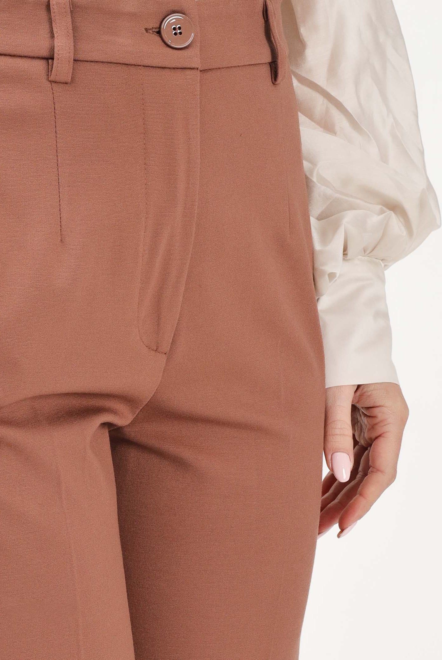 VICOLO Pantalone elegante cuoio da donna TAB0233 ABU67 VICOLO