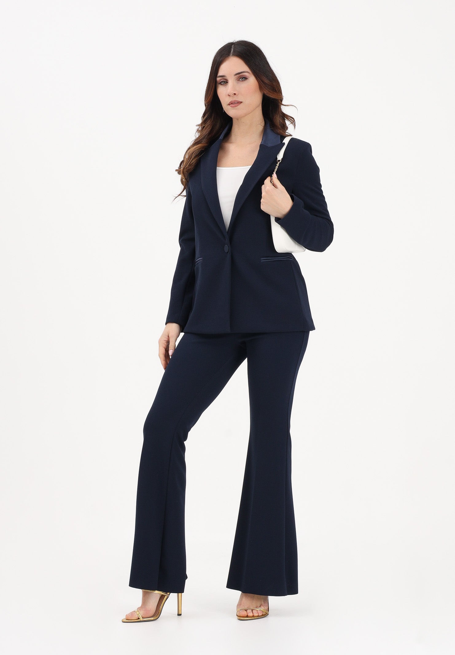 VICOLO Pantalone elegante blu da donna TAB0238 A89 VICOLO