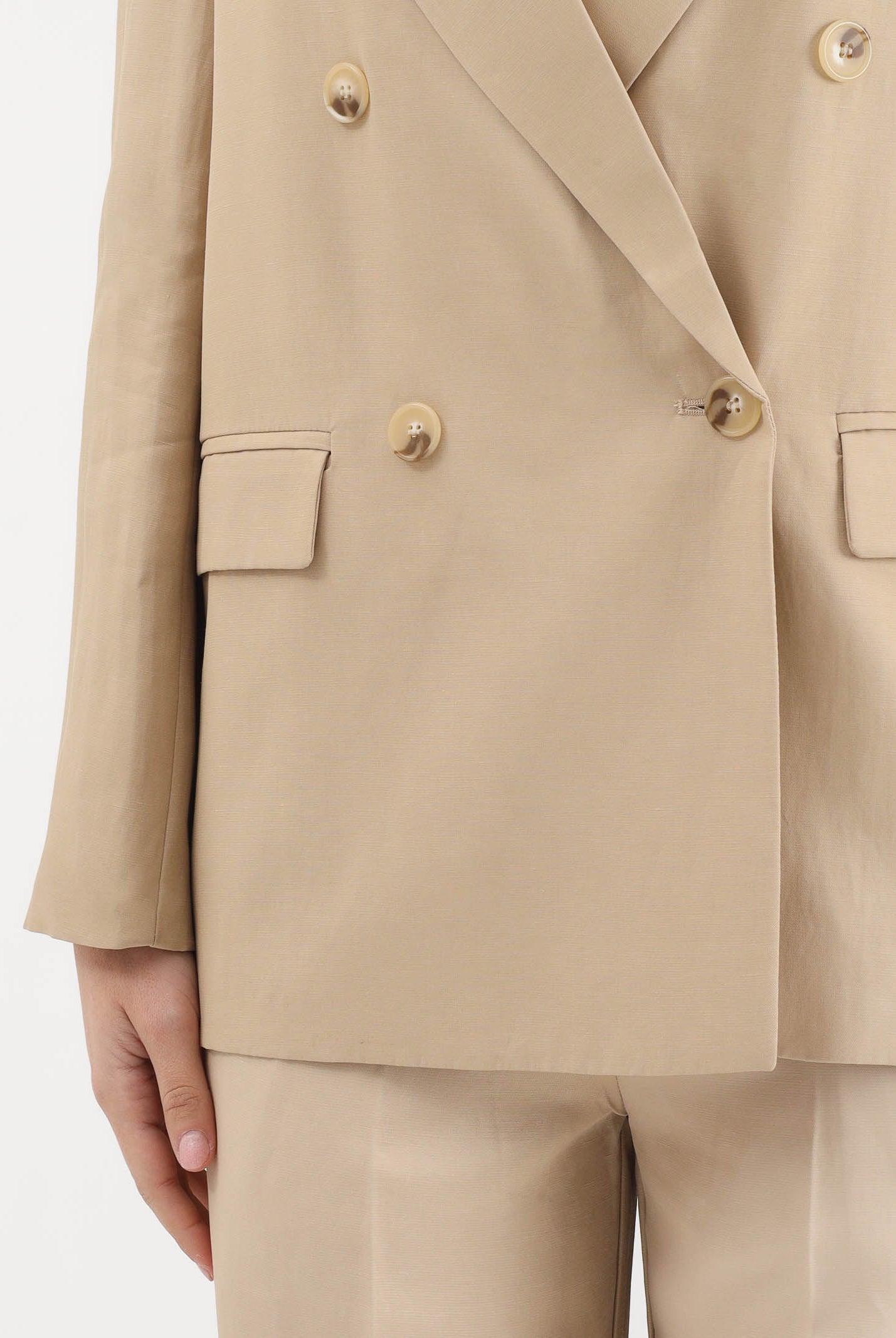 VICOLO Giacca doppiopetto beige da donna TAB0240 ABU061 VICOLO