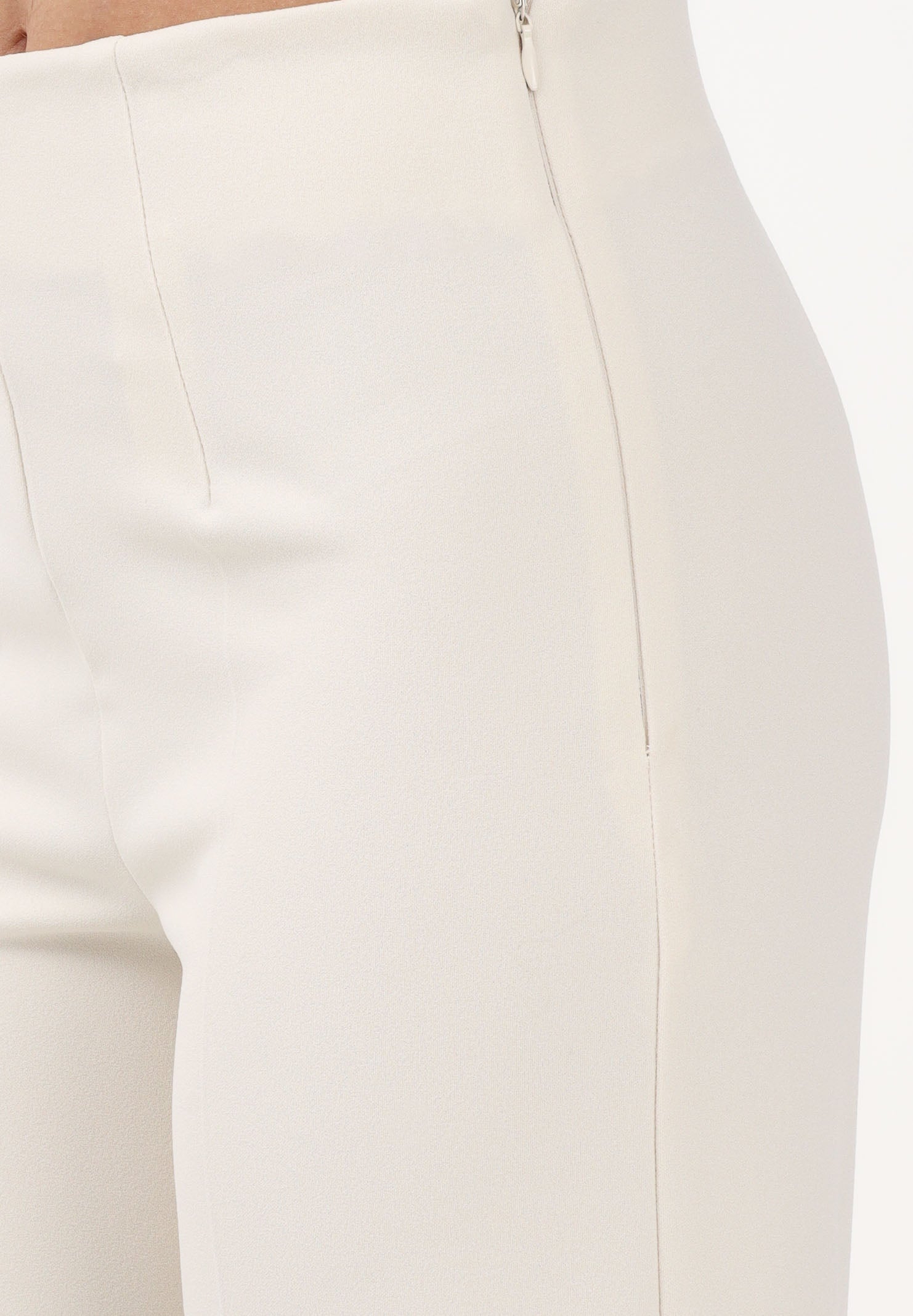 VICOLO Pantalone elegante burro da donna dal taglio palazzo TAB0259 ABU04 VICOLO