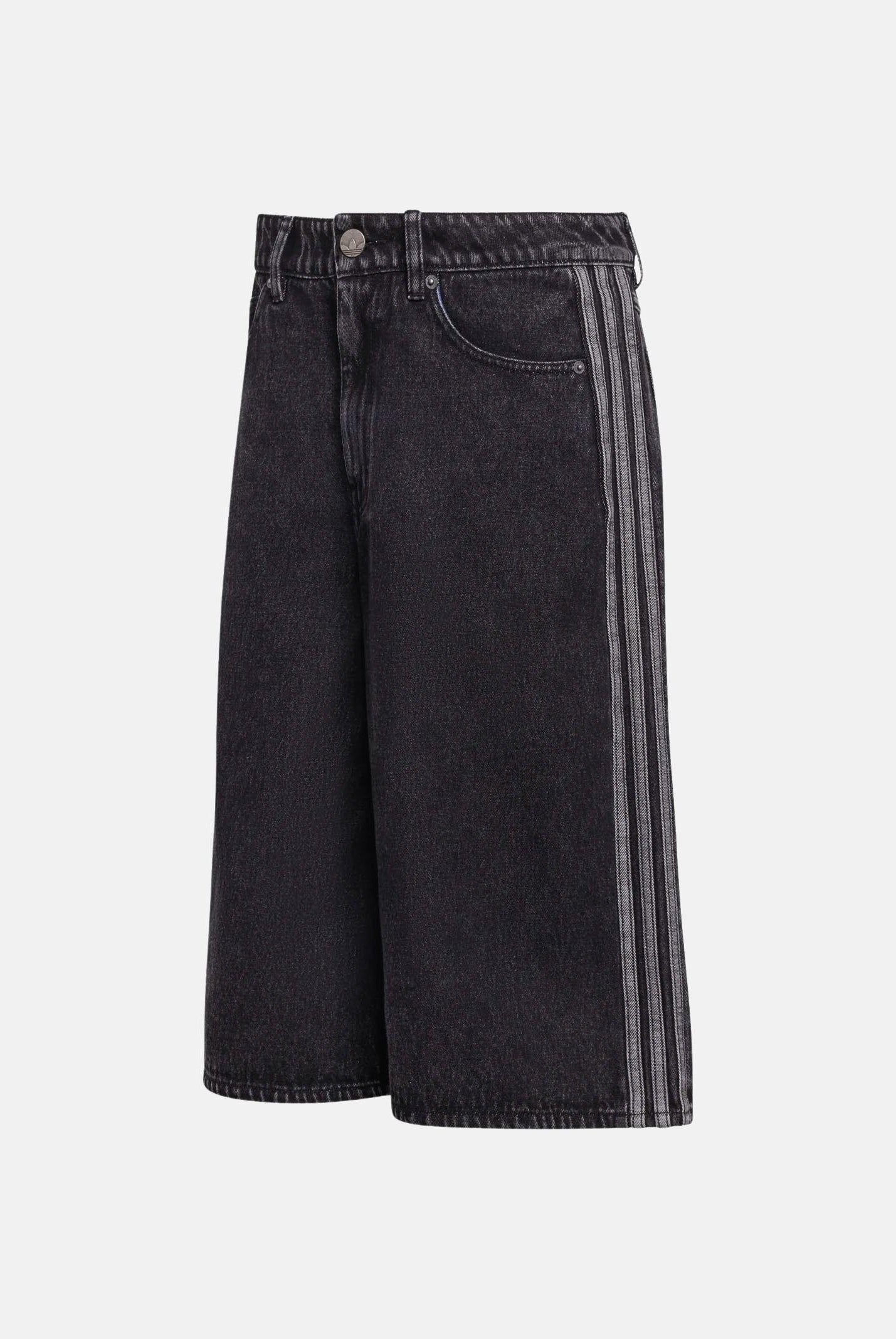 ADIDAS ORIGINALS Bermuda Firebird in denim nero da donna KD2916 . ADIDAS ORIGINALS