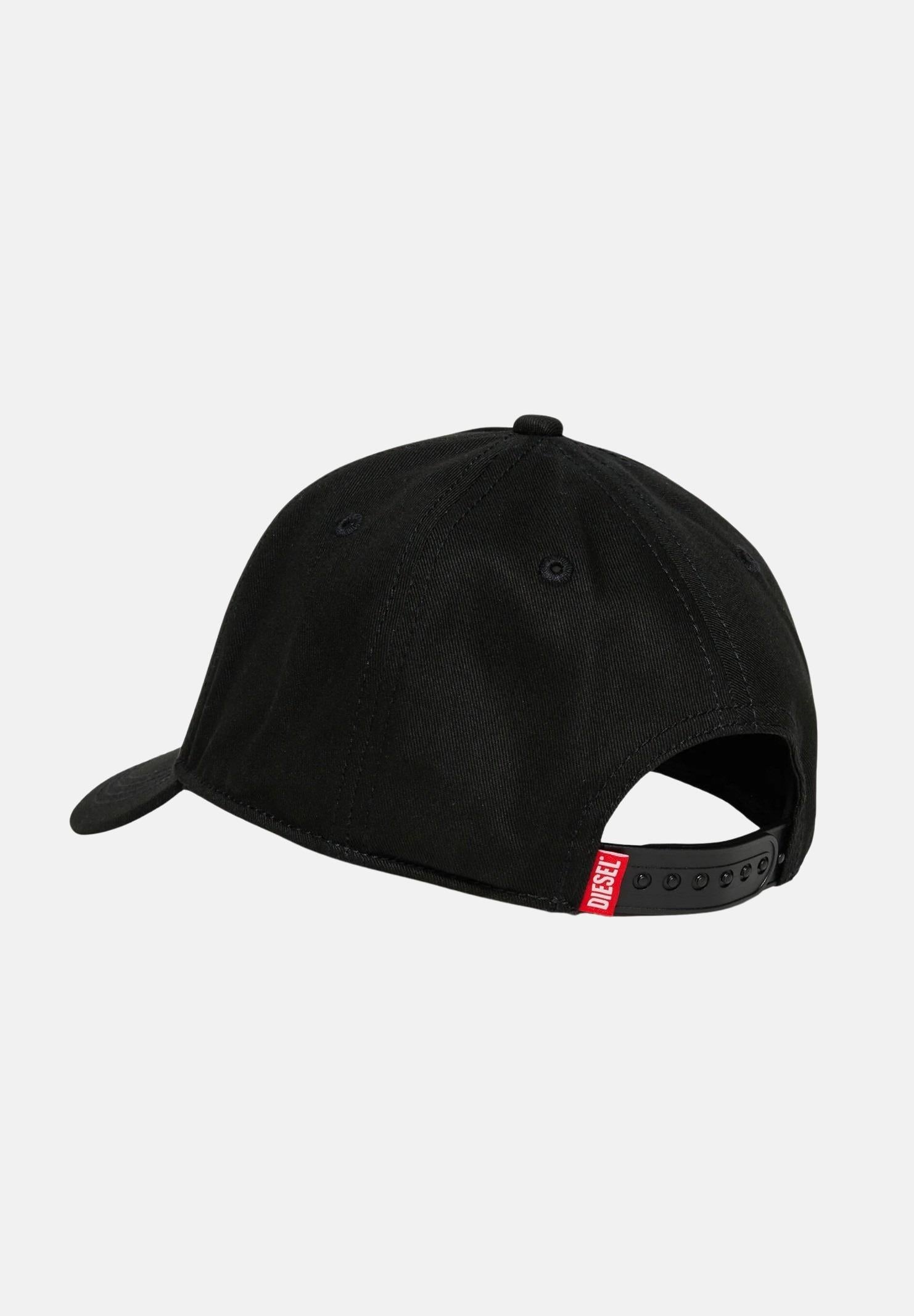 DIESEL Cappello con visiera Frendil nero per uomo e donna J02132KXA77 K900 DIESEL
