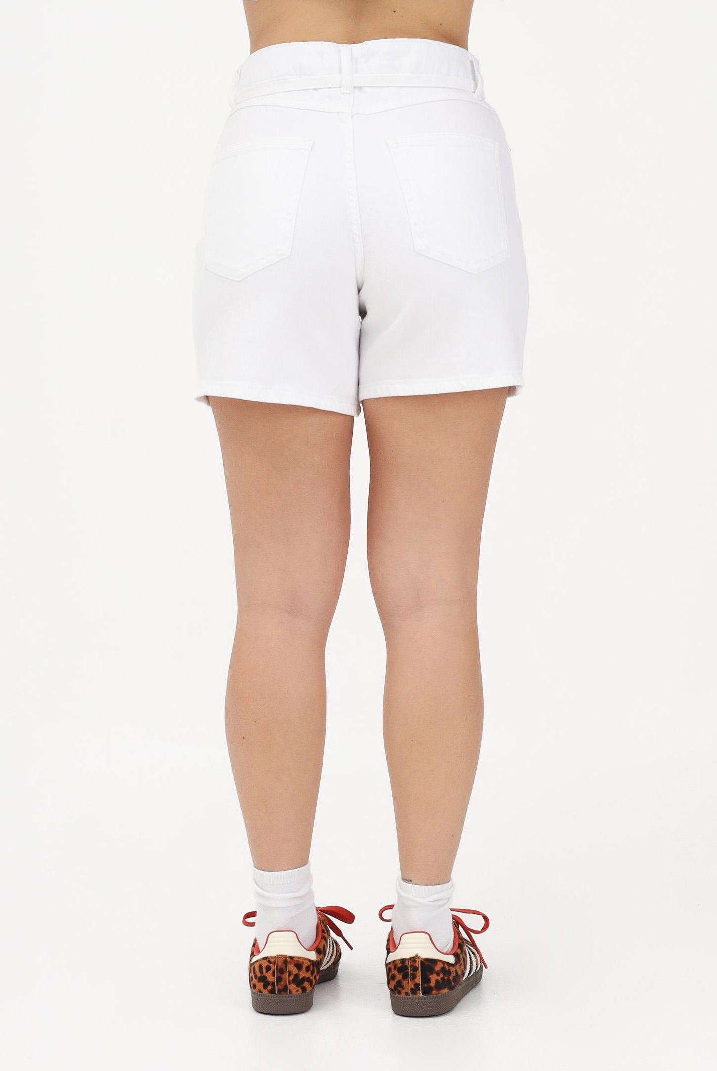 ONLY Shorts in denim bianco da donna 15340706 WIDE ONLY