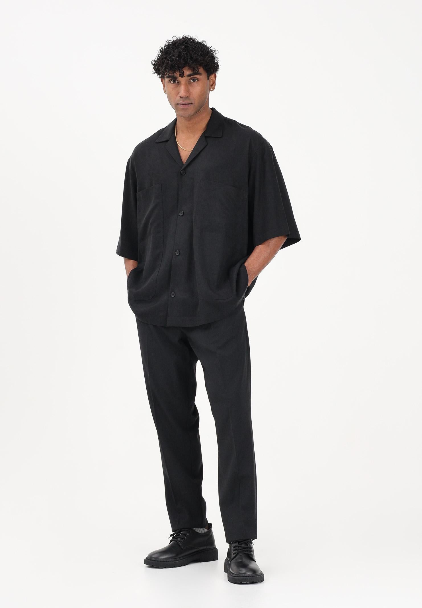 I'M BRIAN Pantalone elegante nero da uomo PA3713 009 I'M BRIAN