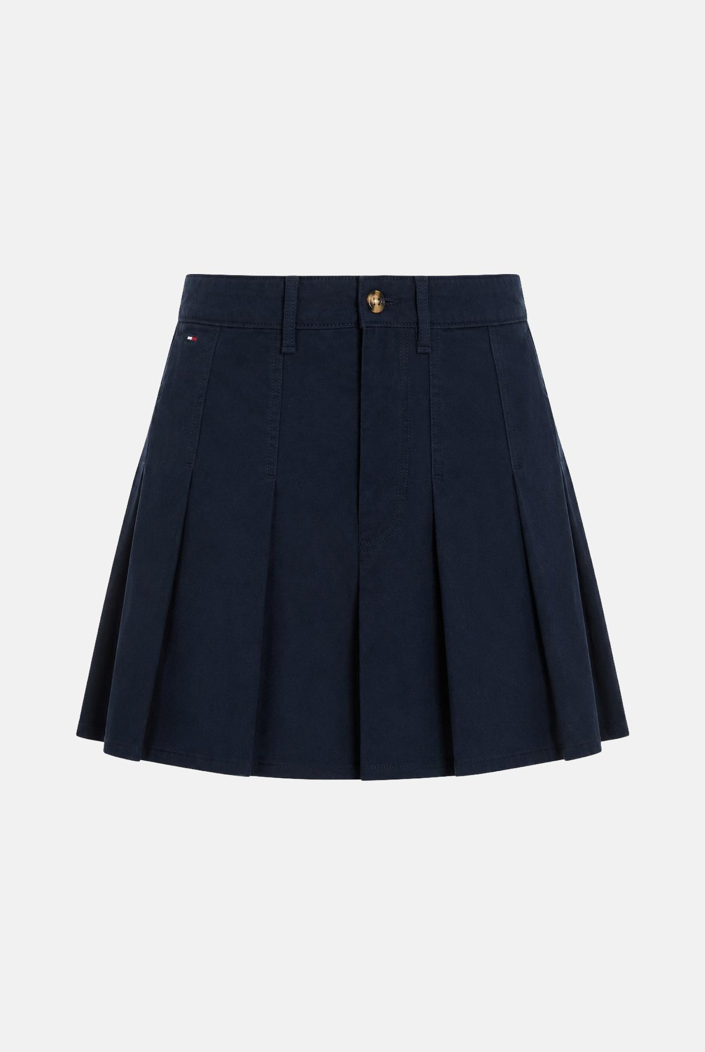 TOMMY JEANS minigonna a pieghe Short Skirt Dark Night Navy blu donna DW0DW23149 C1G TOMMY JEANS