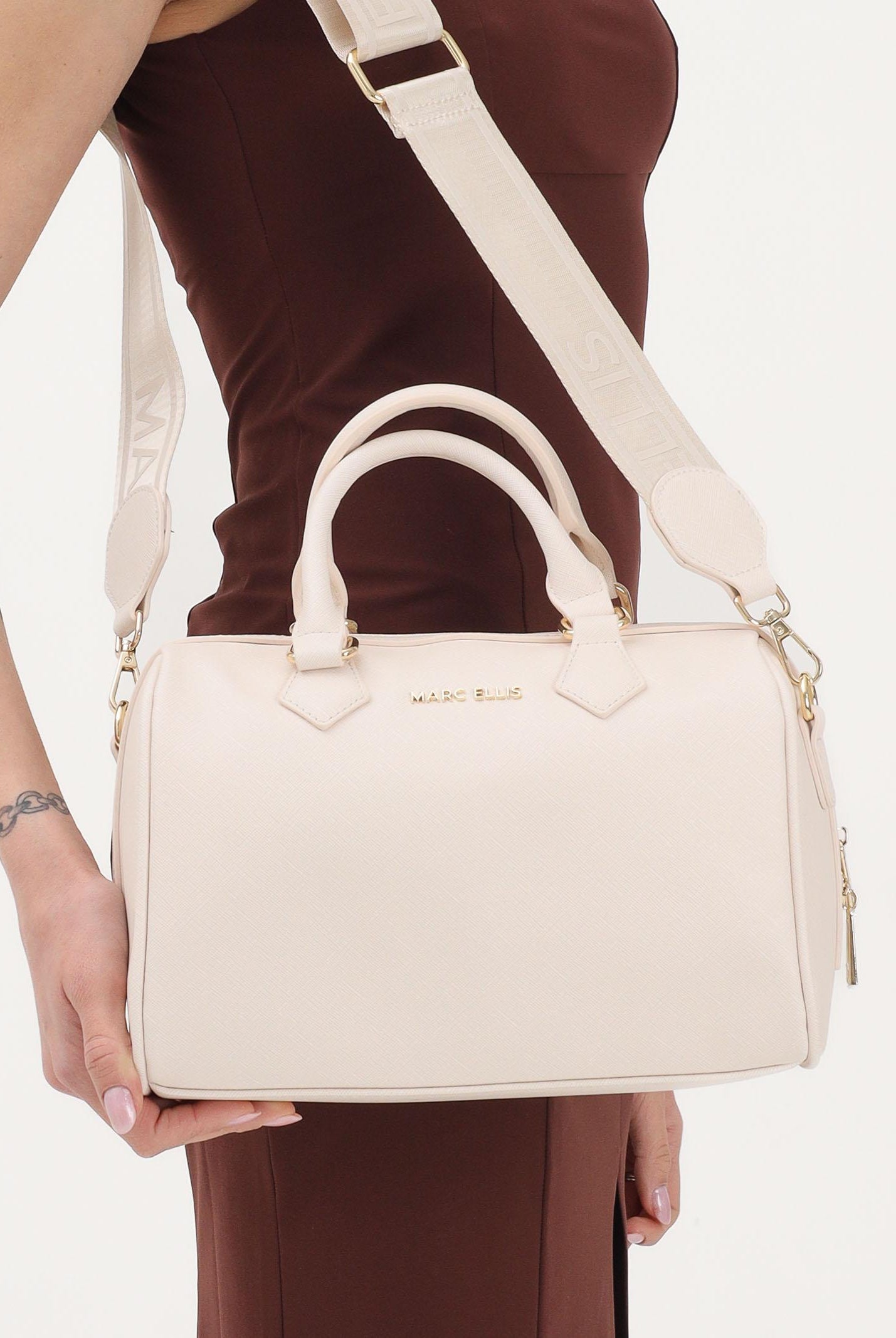 MARC ELLIS Borsa a mano Alyssa MF panna da donna ALYSSA-MF MI MARC ELLIS