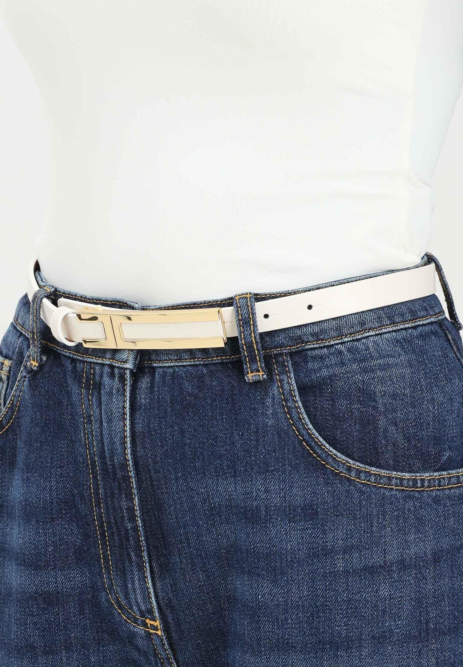 ELISABETTA FRANCHI Cintura bianco latte da donna CT76S56E2 DZ9 ELISABETTA FRANCHI