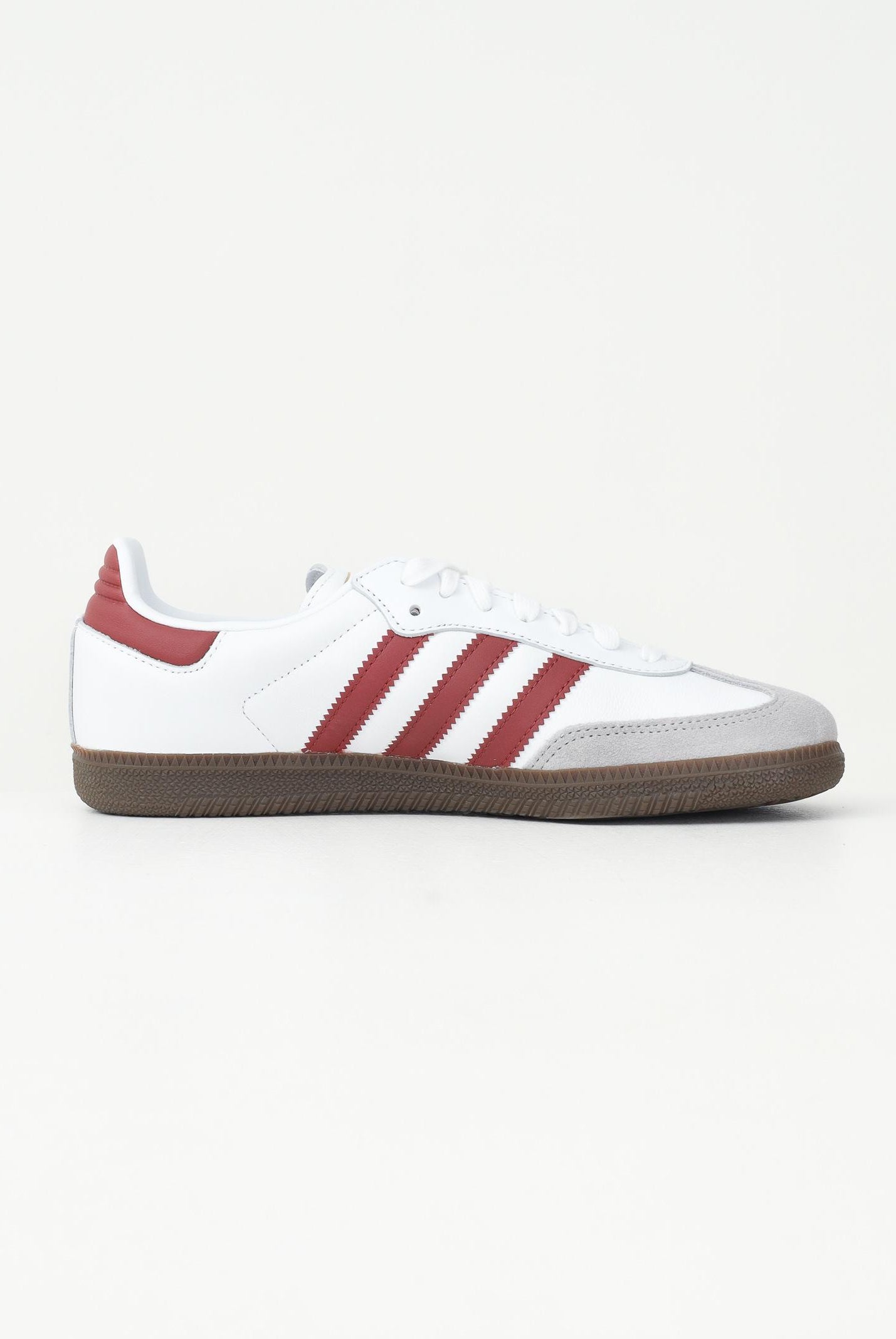 ADIDAS ORIGINALS Sneakers Samba OG bianche e bordeaux da uomo JH8798 ADIDAS ORIGINALS