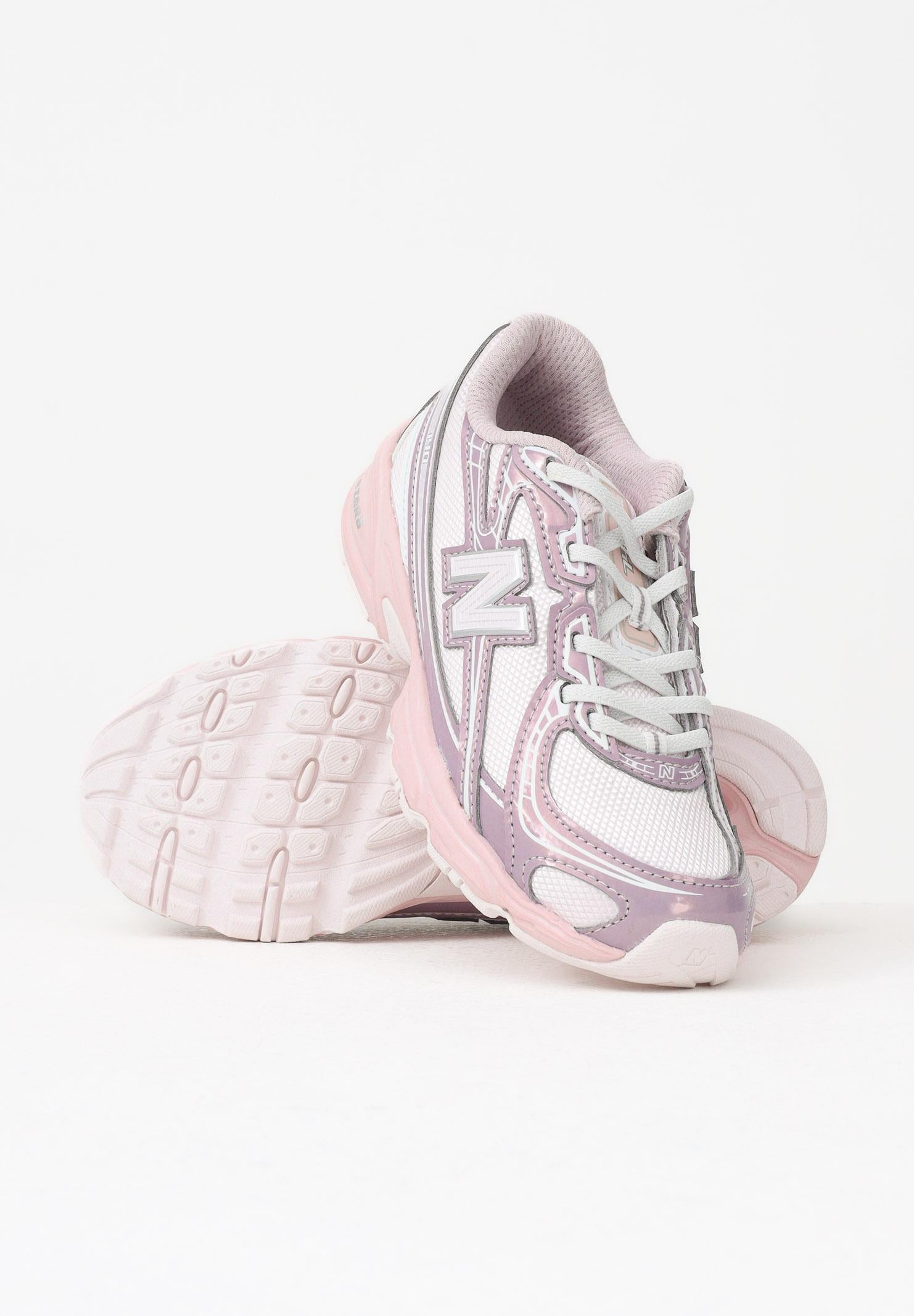 NEW BALANCE Sneakers 740 Bungee Lace rosa da bambina P7401HN . NEW BALANCE
