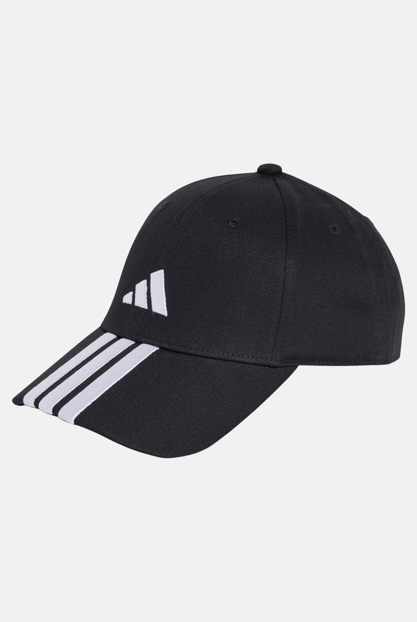 Cappello con visiera 3-Stripes New Logo nero per uomo e donna JG1072 ADIDAS PERFORMANCE