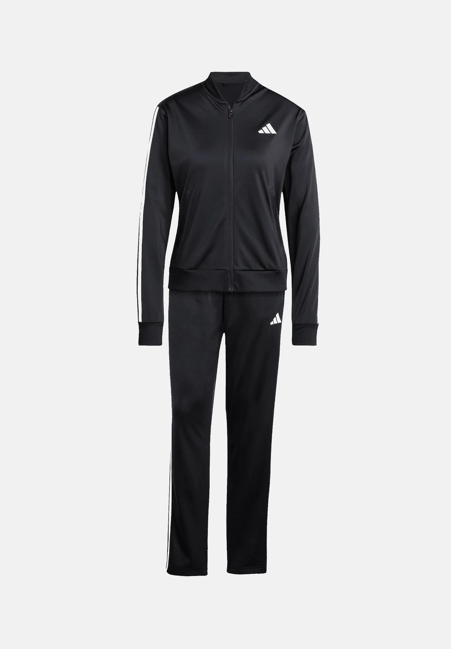 ADIDAS PERFORMANCE Tuta sportiva Essentials 3-Stripes nera da donna JD5434 . ADIDAS PERFORMANCE