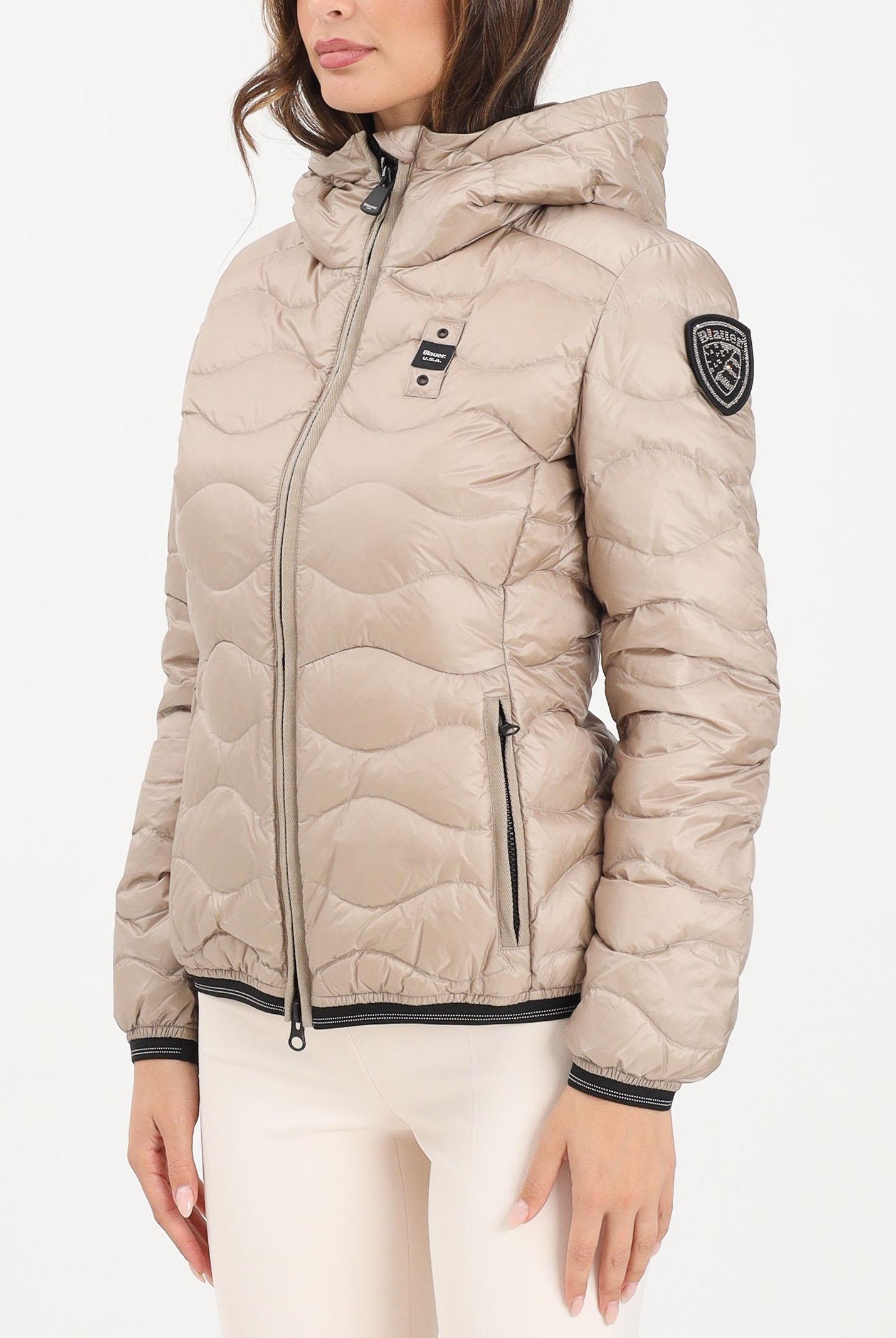 BLAUER Piumino ALDIE beige da donna 25WBLDC03096-006047 301LT BLAUER