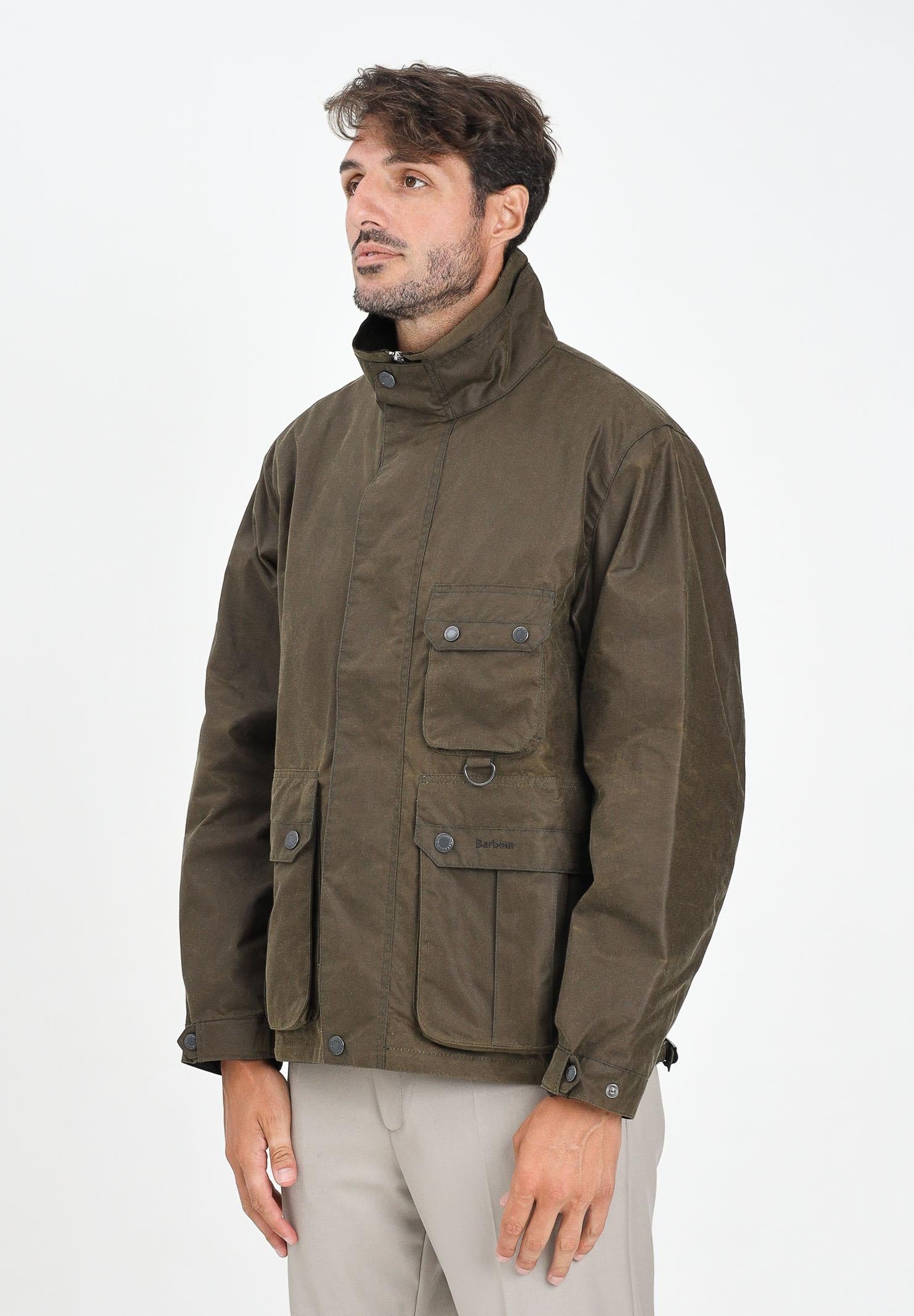 BARBOUR Giubbotto Utility Re-Engineered Bedale verde da uomo 252MMWX2483 SN91 BARBOUR