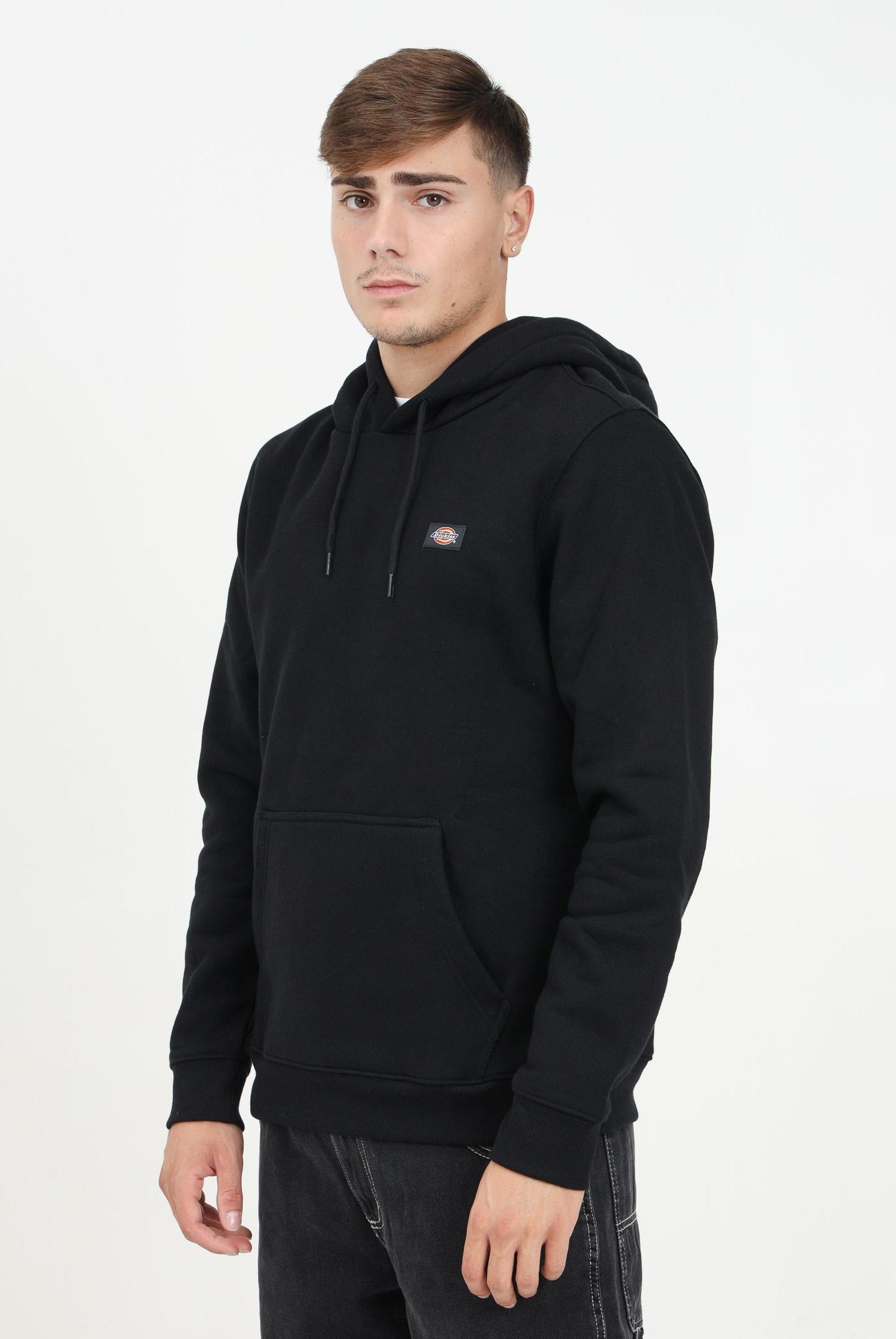 DICKIES Felpa con cappuccio Oakport nera da uomo DK0A4XCDBLK1 DIckies