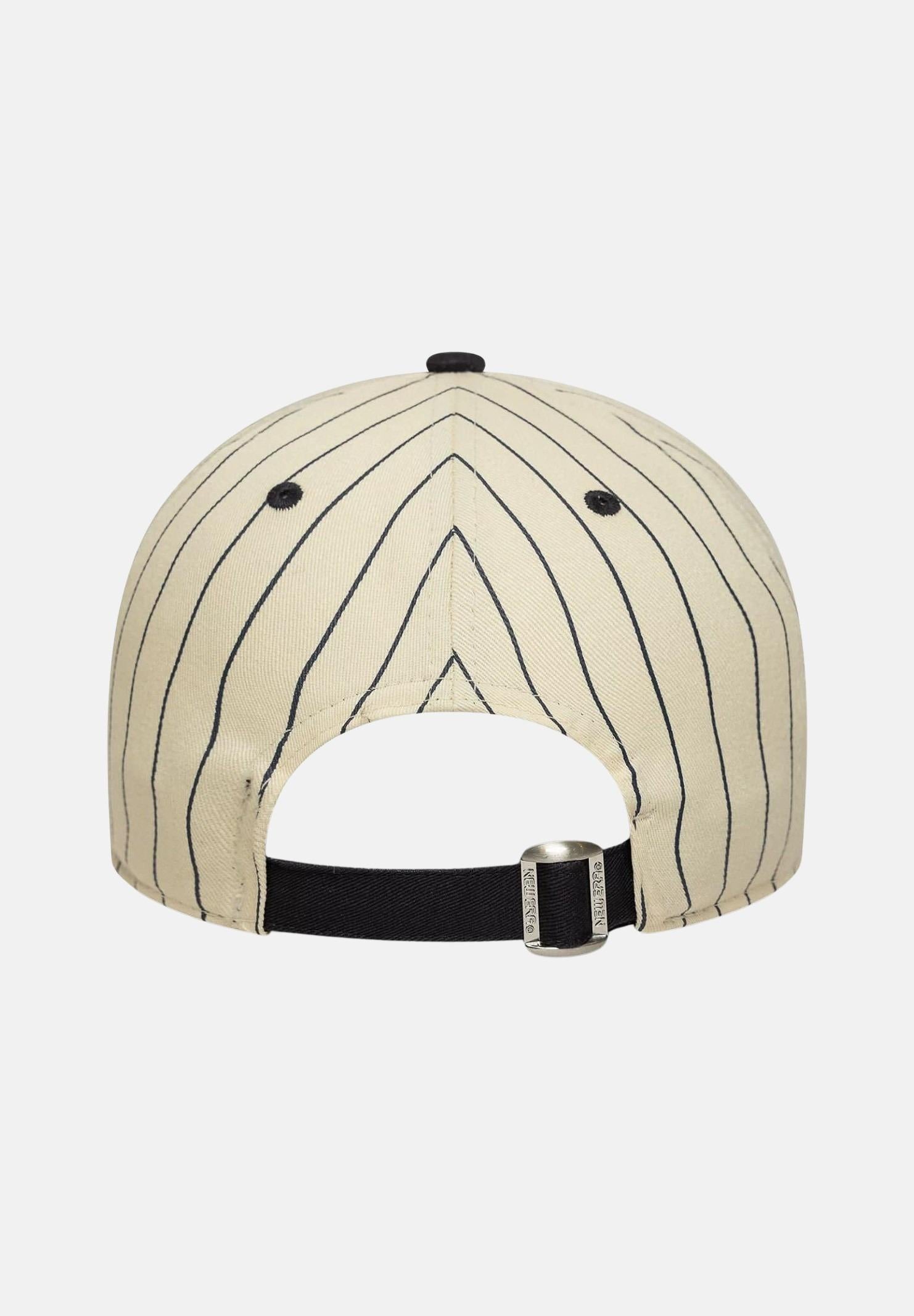 NEW ERA Cappello con visiera 9TWENTY New York Yankees MLB Pinstripe panna e blu per uomo e donna 60691238 . NEW ERA