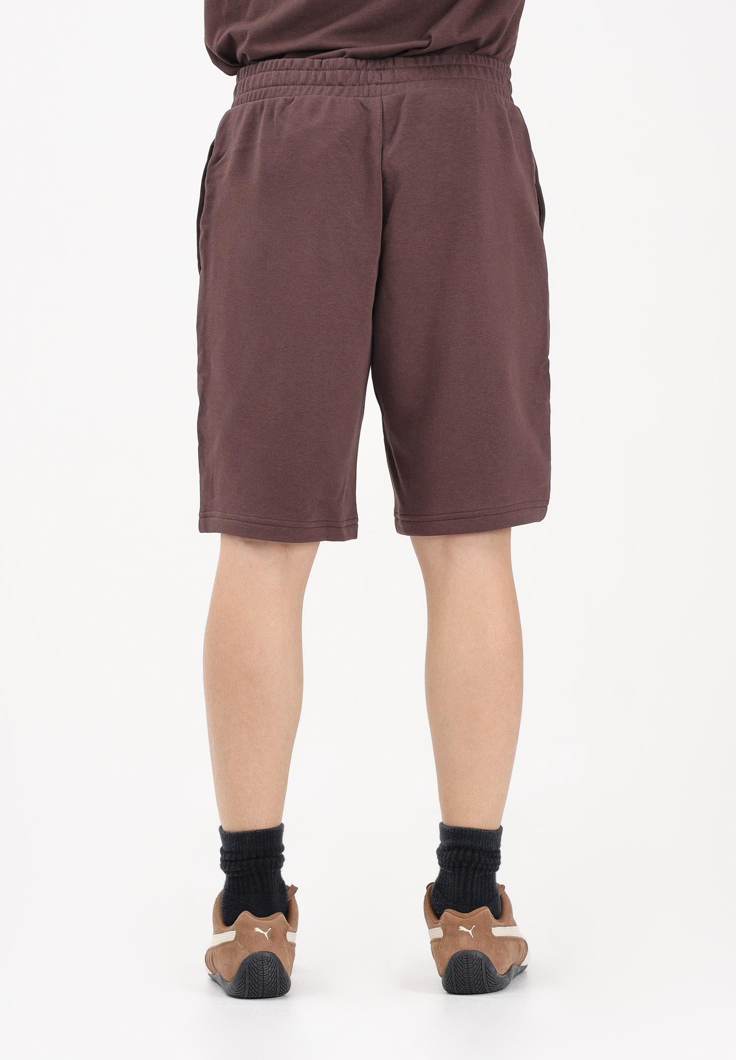 PUMA Shorts sportivo Essentials No. 1 Logo 10" marrone da uomo 682595 31 PUMA