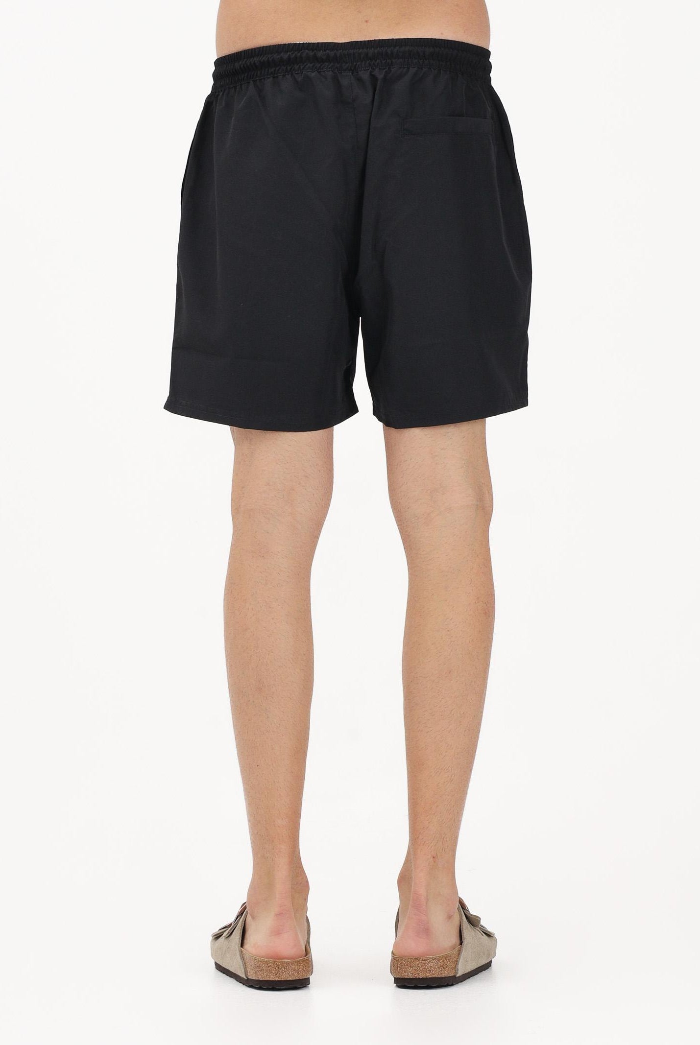 CALVIN KLEIN Shorts mare nero da uomo con logo LV00N61045 UB1 CALVIN KLEIN