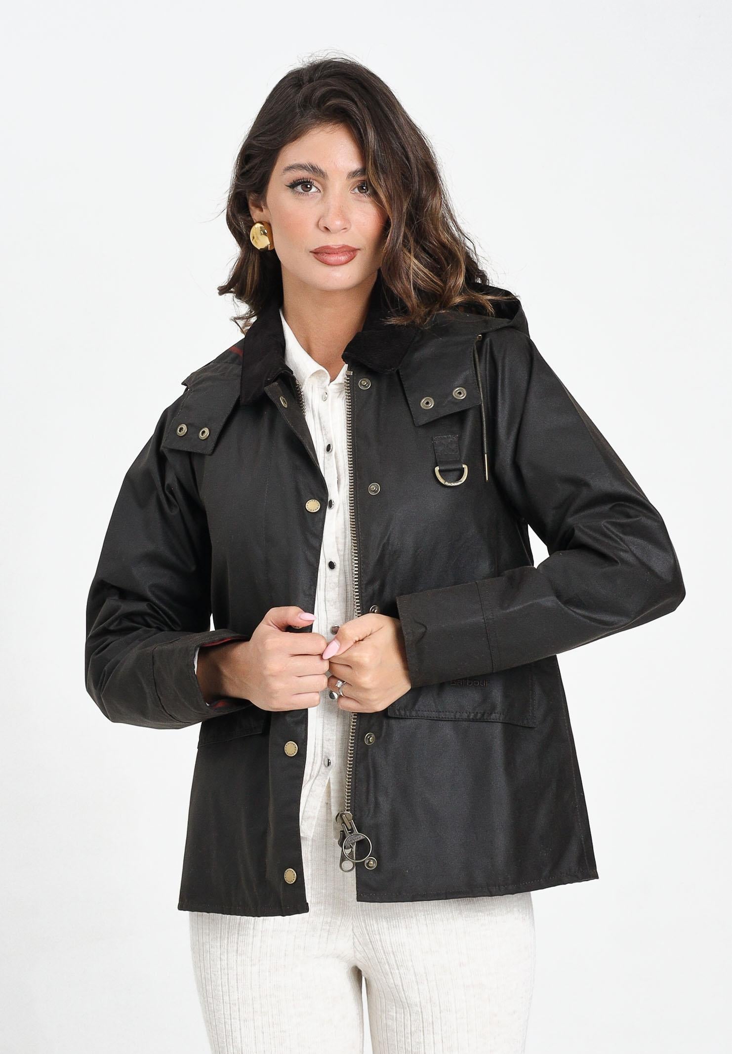 BARBOUR Giubbotto Avon color oliva da donna 252MLWX1081 OL71 BARBOUR