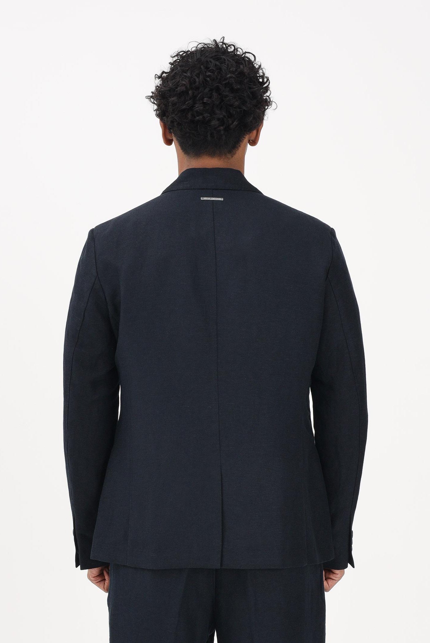 ARMANI EXCHANGE Giacca in lino blu da uomo 8NZG15ZNFNZ 1583 ARMANI EXCHANGE
