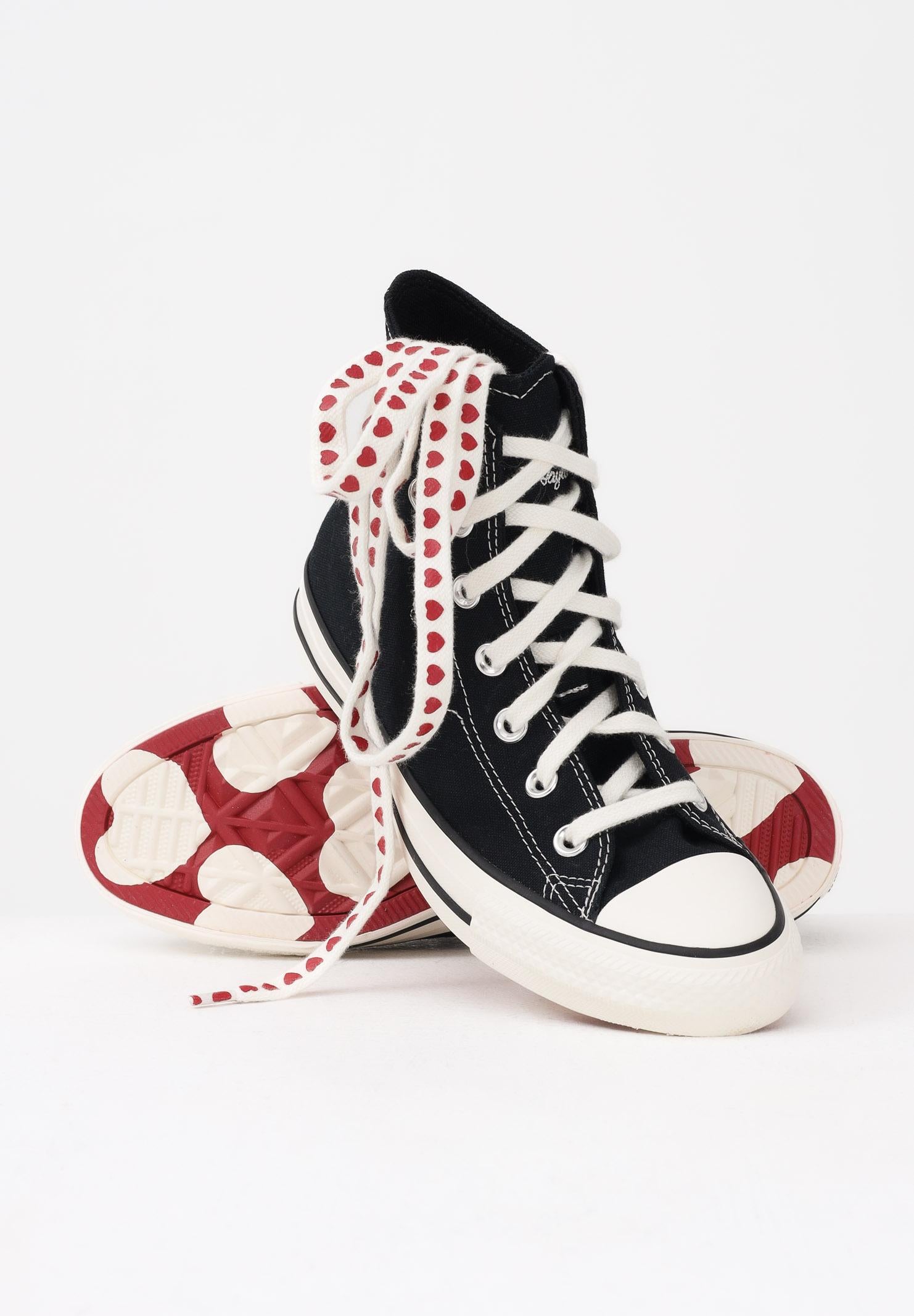 CONVERSE Sneakers Chuck Taylor All Star Valentine's Day nere da donna A19056C . CONVERSE