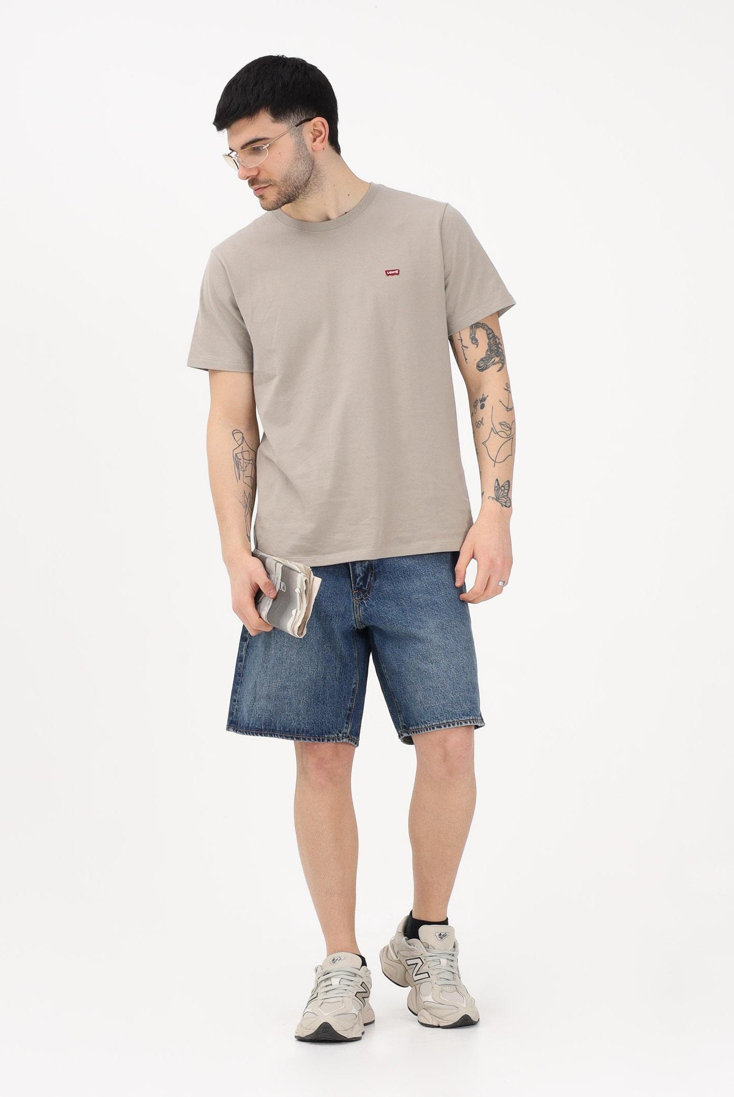 LEVI'S Shorts 468™ Loose in denim medio da uomo A8461-0003 . LEVI'S®