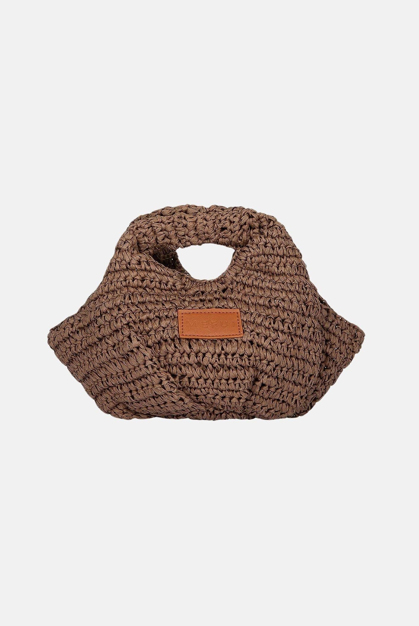 ME FUI Borsa a mano marrone da donna MA26-SW0065BN . ME FUI