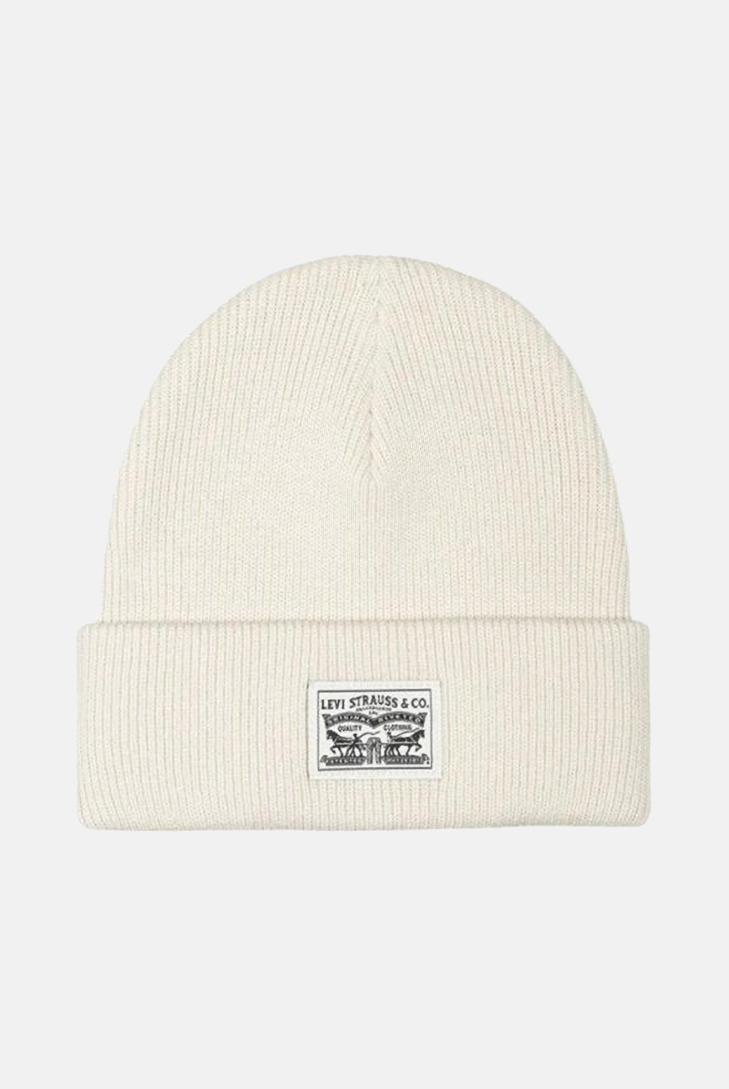 LEVI'S® Berretto di lana Backpatch panna per uomo e donna 000J7-0001  LEVI'S®