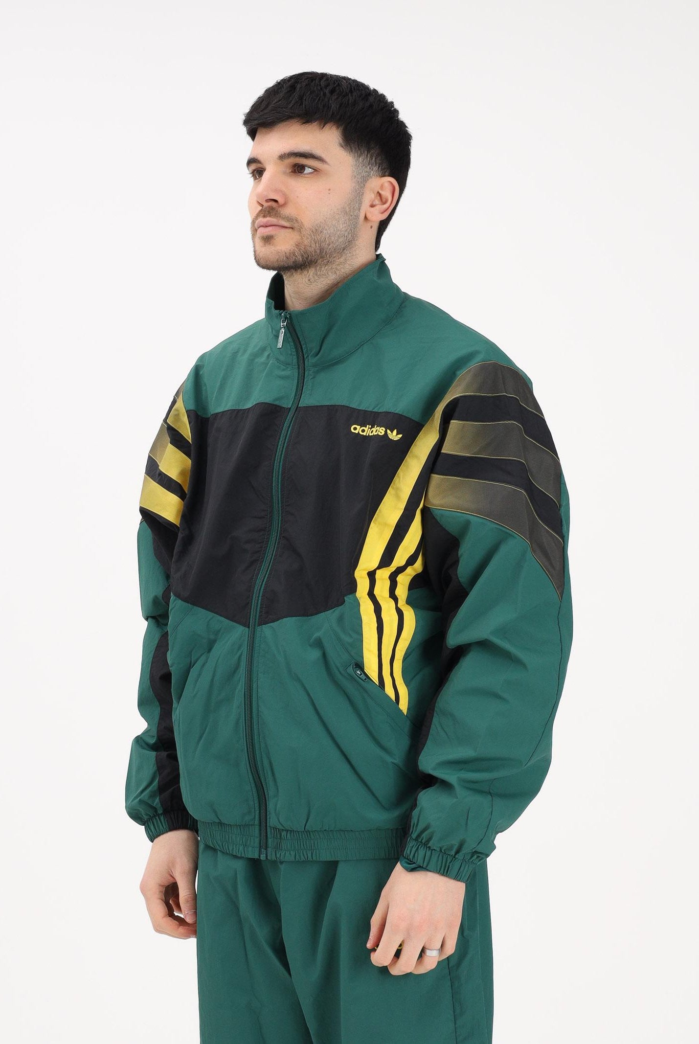 ADIDAS ORIGINALS Giacca a vento SANTIAGO verde da uomo KS8325 . ADIDAS ORIGINALS