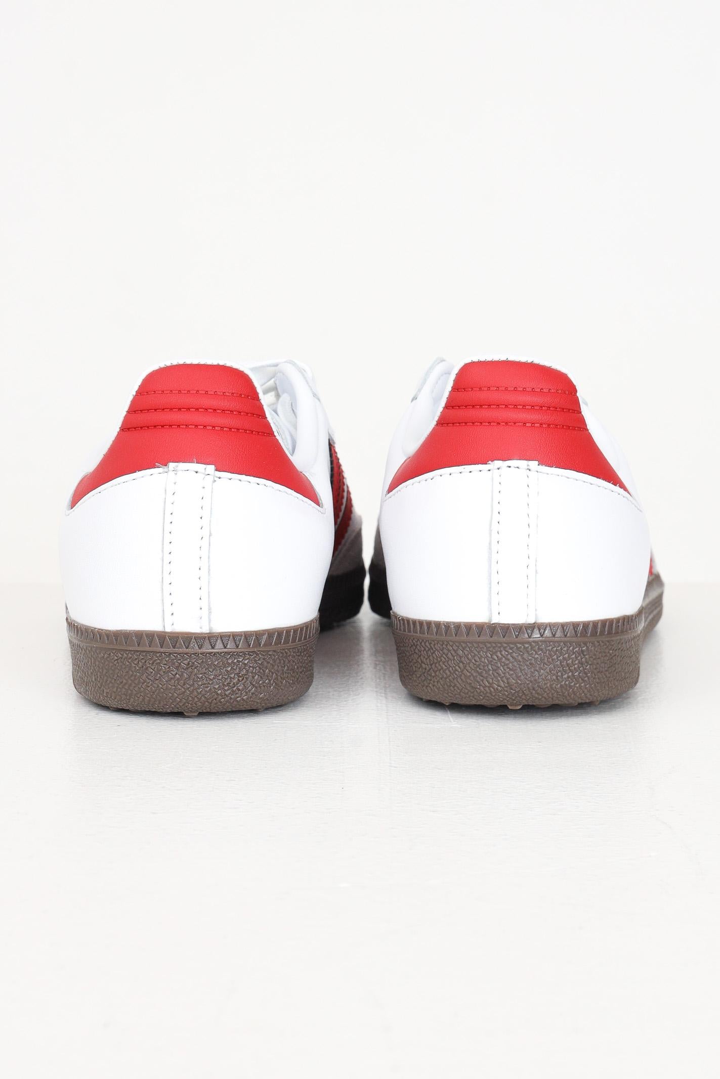 ADIDAS ORIGINALS Sneakers Samba OG bianche e rosse per uomo e donna IG1025  ADIDAS ORIGINALS