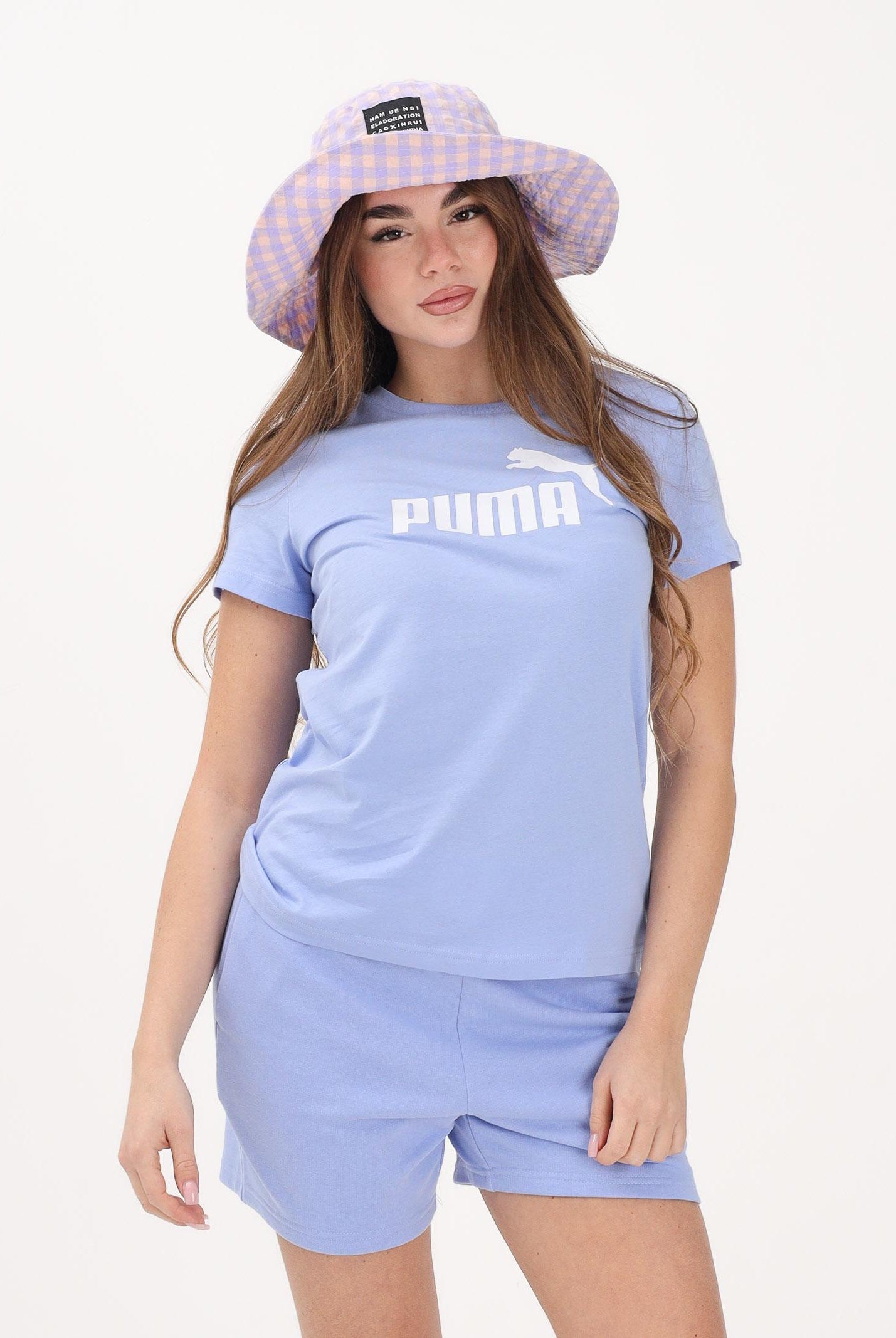 PUMA T-shirt a manica corta ESS N. 1 polvere da donna 682371 59 PUMA