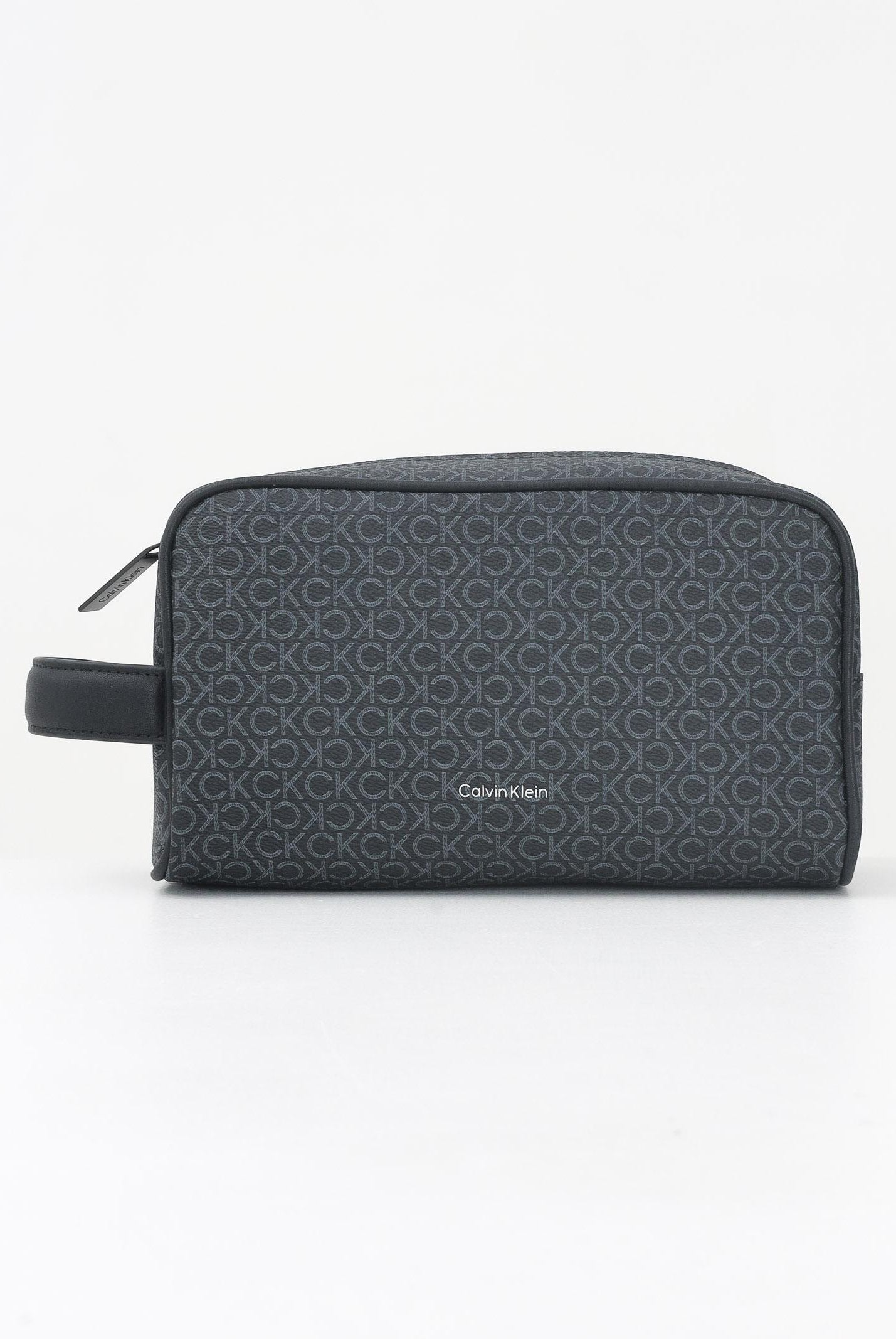 CALVIN KLEIN Pochette nera da uomo con logo monogram LV04D1041G UB1 CALVIN KLEIN