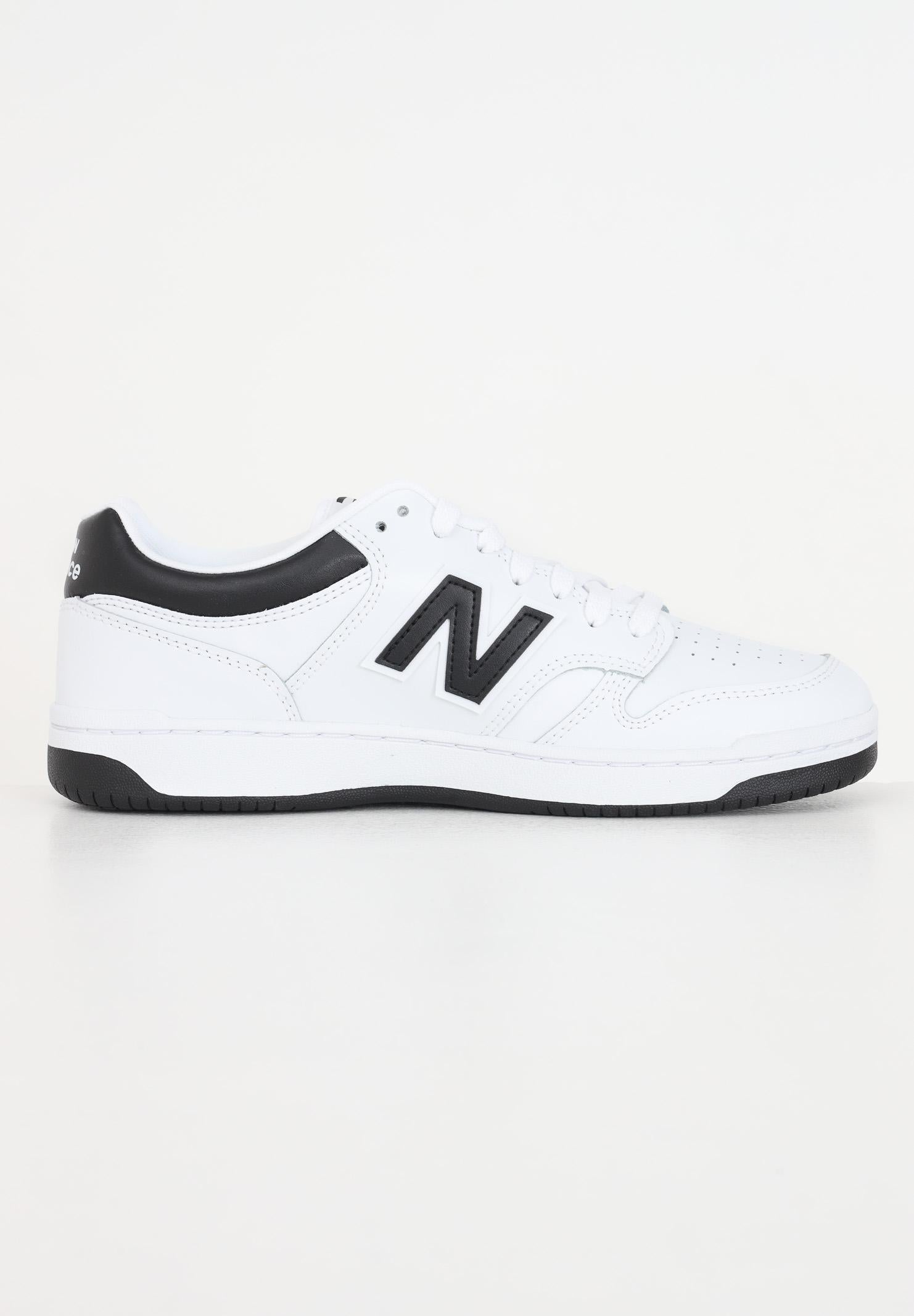 NEW BALANCE Sneakers 480 bianche e nere da uomo BB480LBK WHITE-BLACK NEW BALANCE