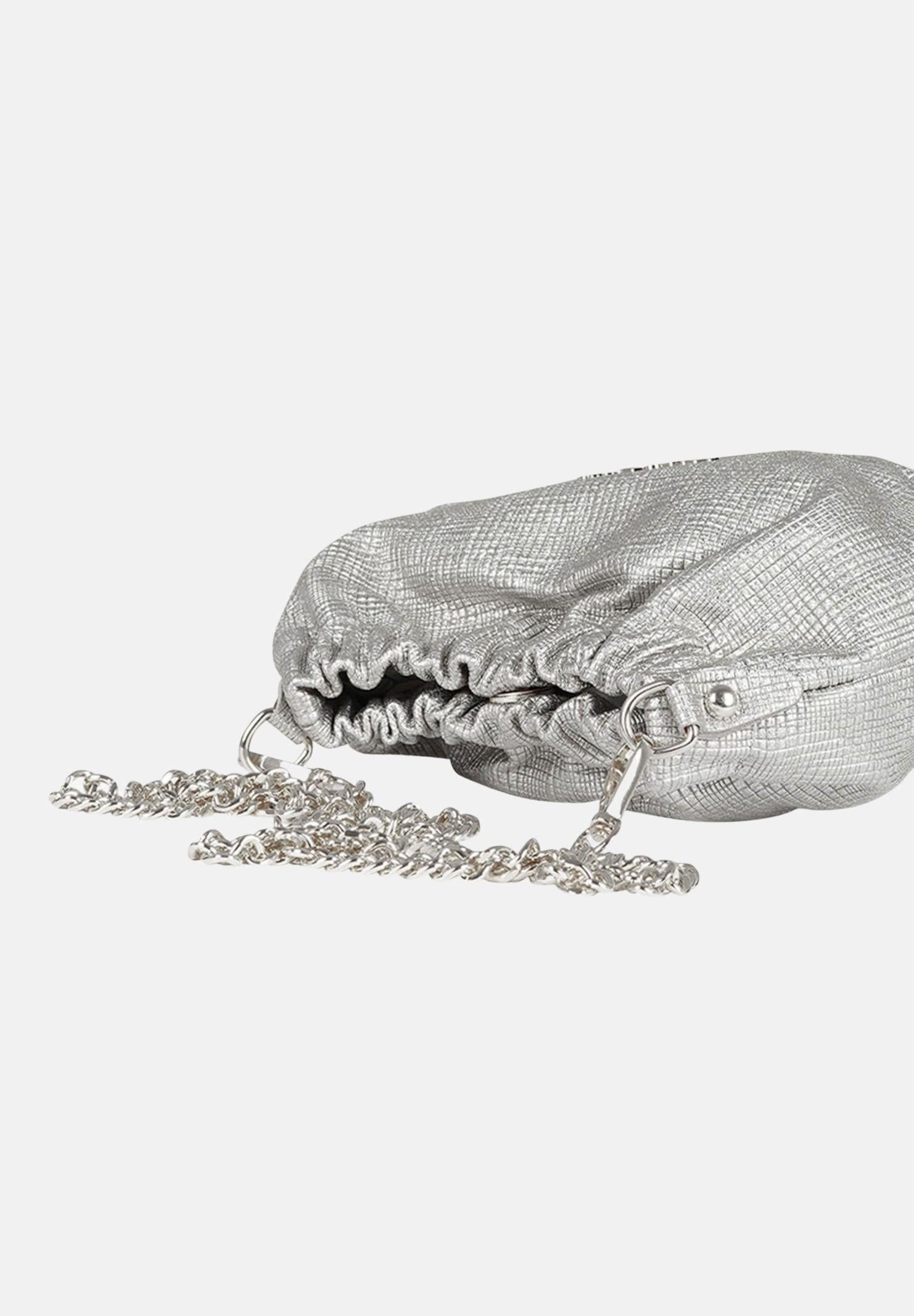 MARC ELLIS Borsa a tracolla Helena Suede argento da donna HELENA-SUEDE-RF SI MARC ELLIS