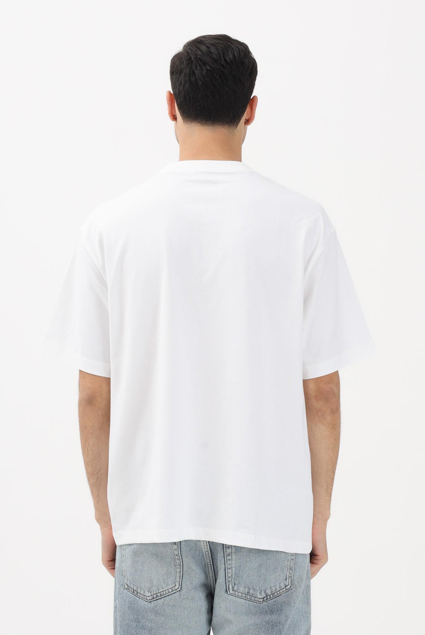 CALVIN KLEIN JEANS T-shirt a manica corta bianca da uomo con logo LV04RE815GYAF . CALVIN KLEIN JEANS