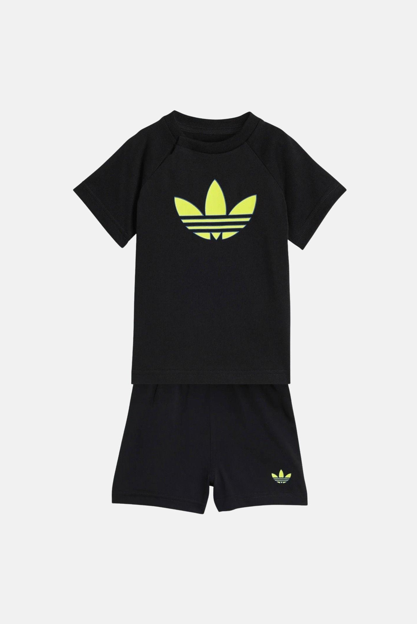 ADIDAS ORIGINALS Completino TREFOIL nero da neonato KD1040 . ADIDAS ORIGINALS
