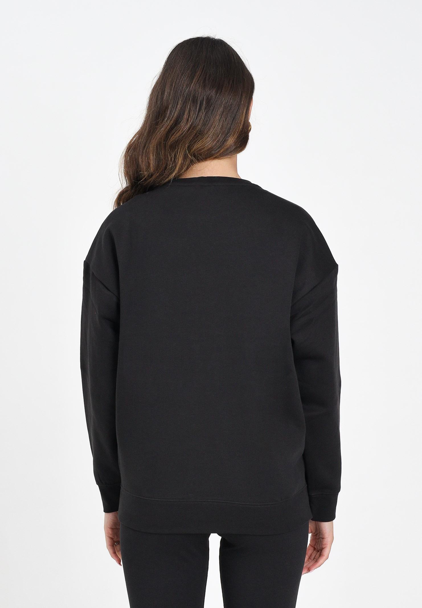 PUMA Felpa girocollo Essentials Oversize nera da donna 685400 01 PUMA